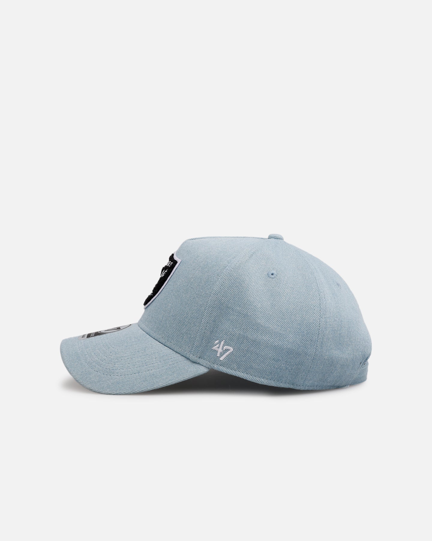 47 Brand Las Vegas Raiders 'Denim Chenille' 47 Offside Strapback Denim