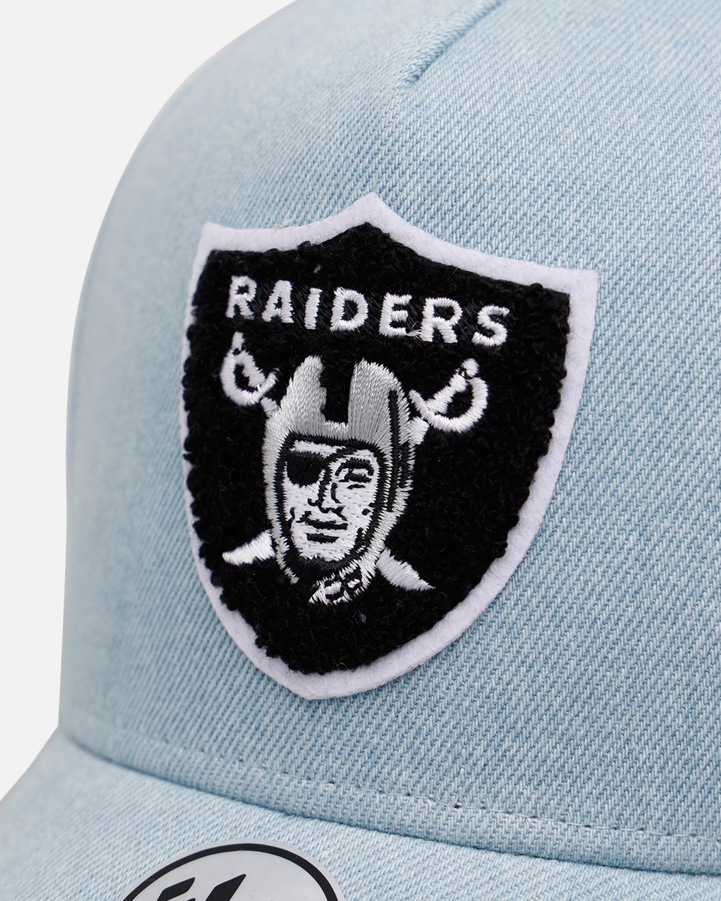 47 Brand Las Vegas Raiders 'Denim Chenille' 47 Offside Strapback Denim