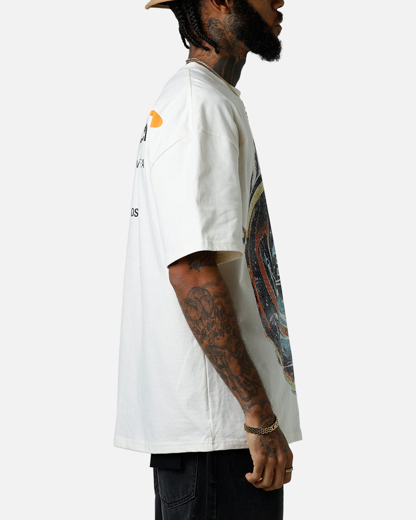 Culture Kings X Mclaren Oscar Piastri 'Vegas Grand Prix 2024' Helmet T-Shirt Off White