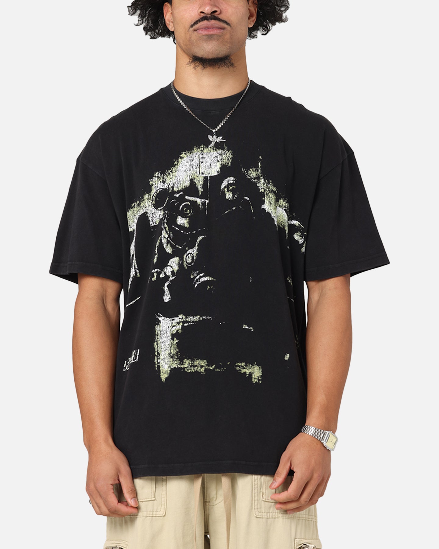 73 Studio X Fallout '08 Fallout 3 Vintage T-Shirt Black Acidwash