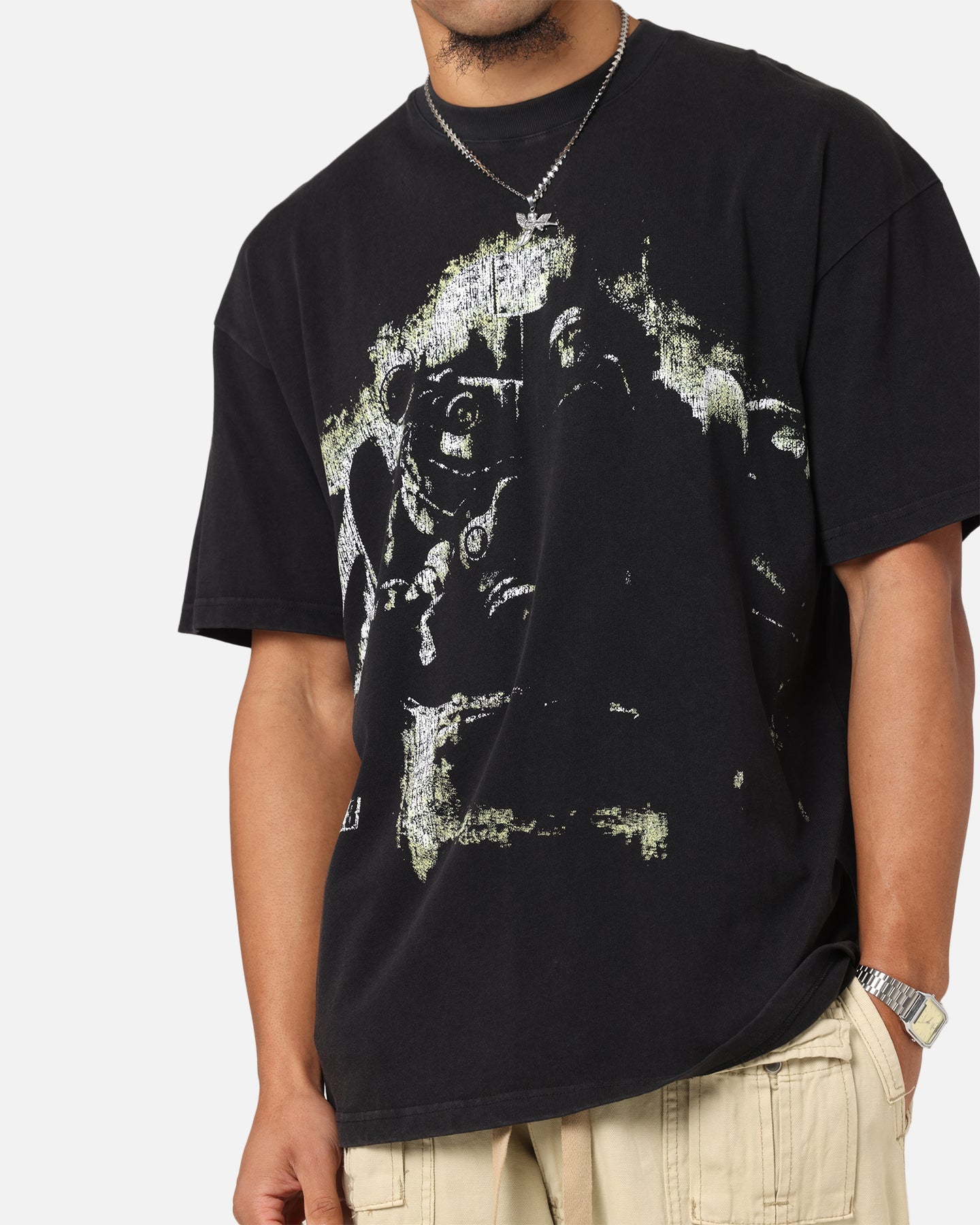 73 Studio X Fallout '08 Fallout 3 Vintage T-Shirt Black Acidwash