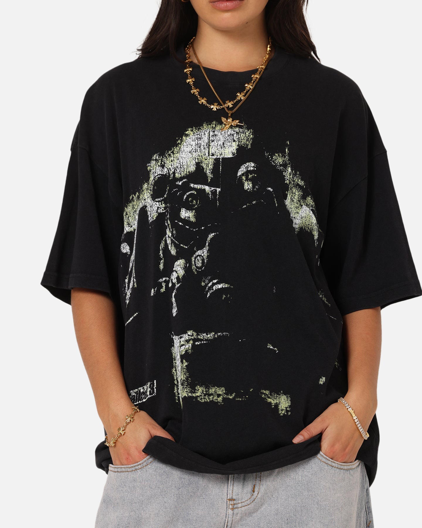73 Studio X Fallout '08 Fallout 3 Vintage T-Shirt Black Acidwash