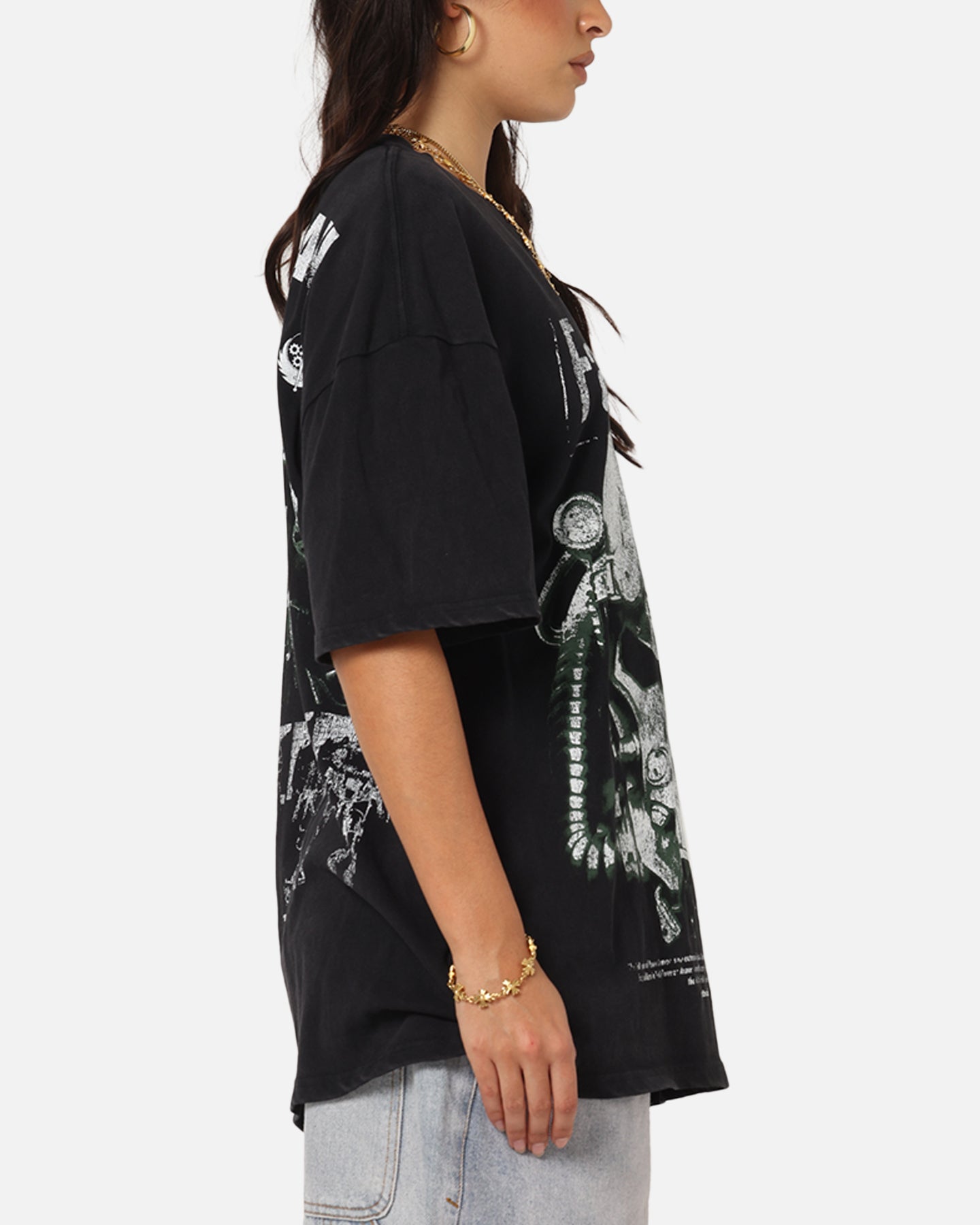 73 Studio X Fallout '15 Fallout 4 Vintage T-Shirt Black Acidwash