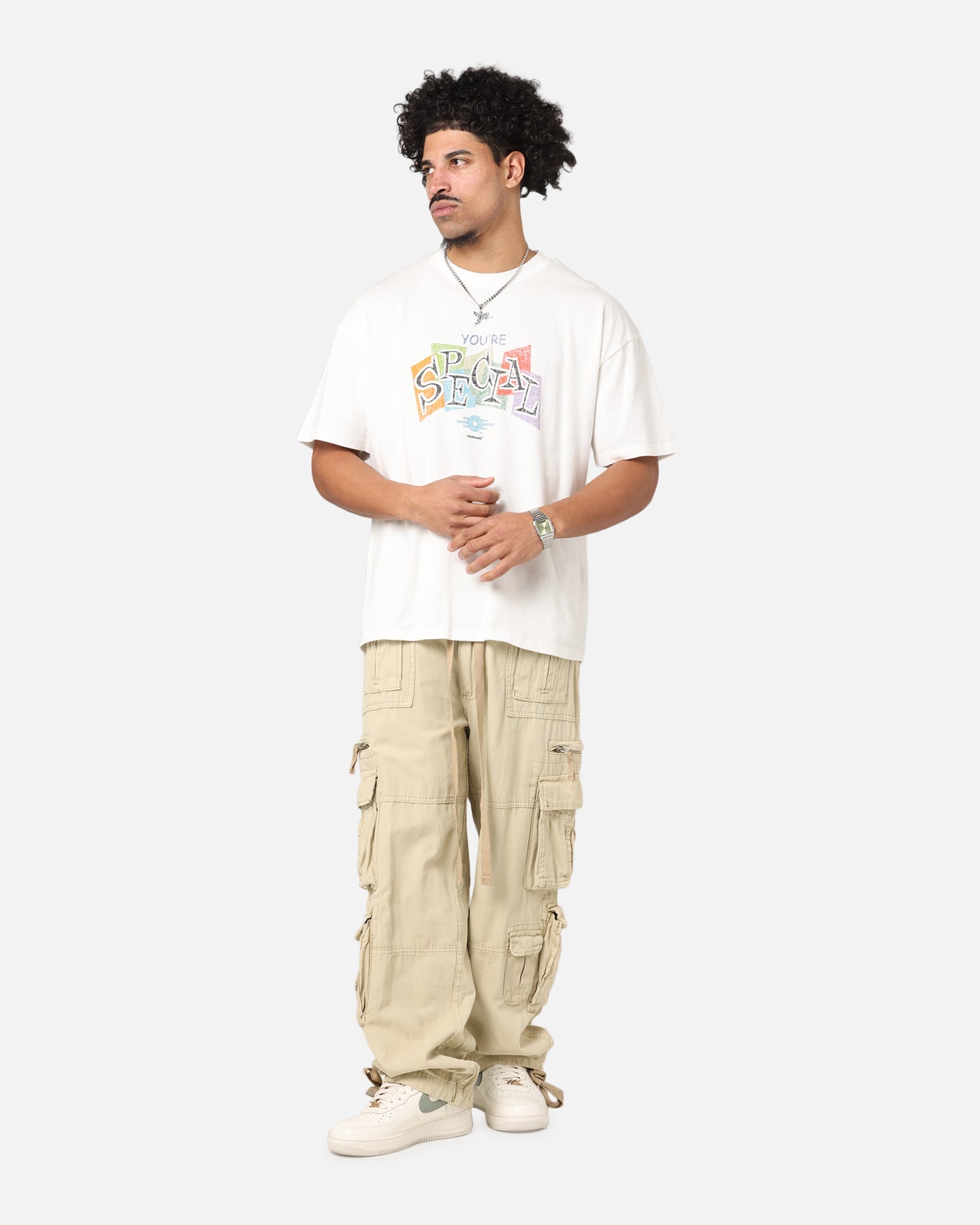 73 Studio X Fallout '76 S.P.E.C.I.A.L Vintage T-Shirt Off White