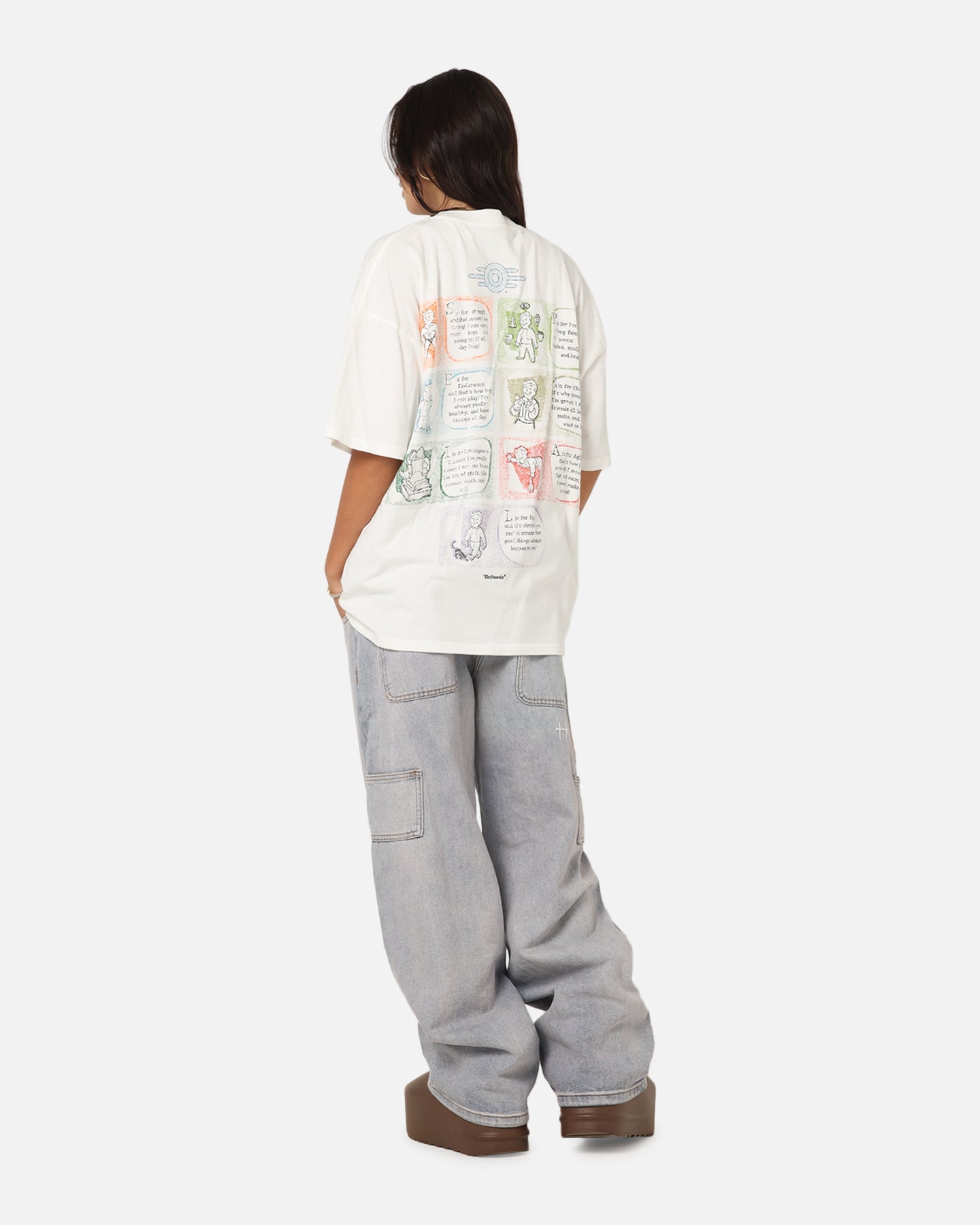 73 Studio X Fallout '76 S.P.E.C.I.A.L Vintage T-Shirt Off White