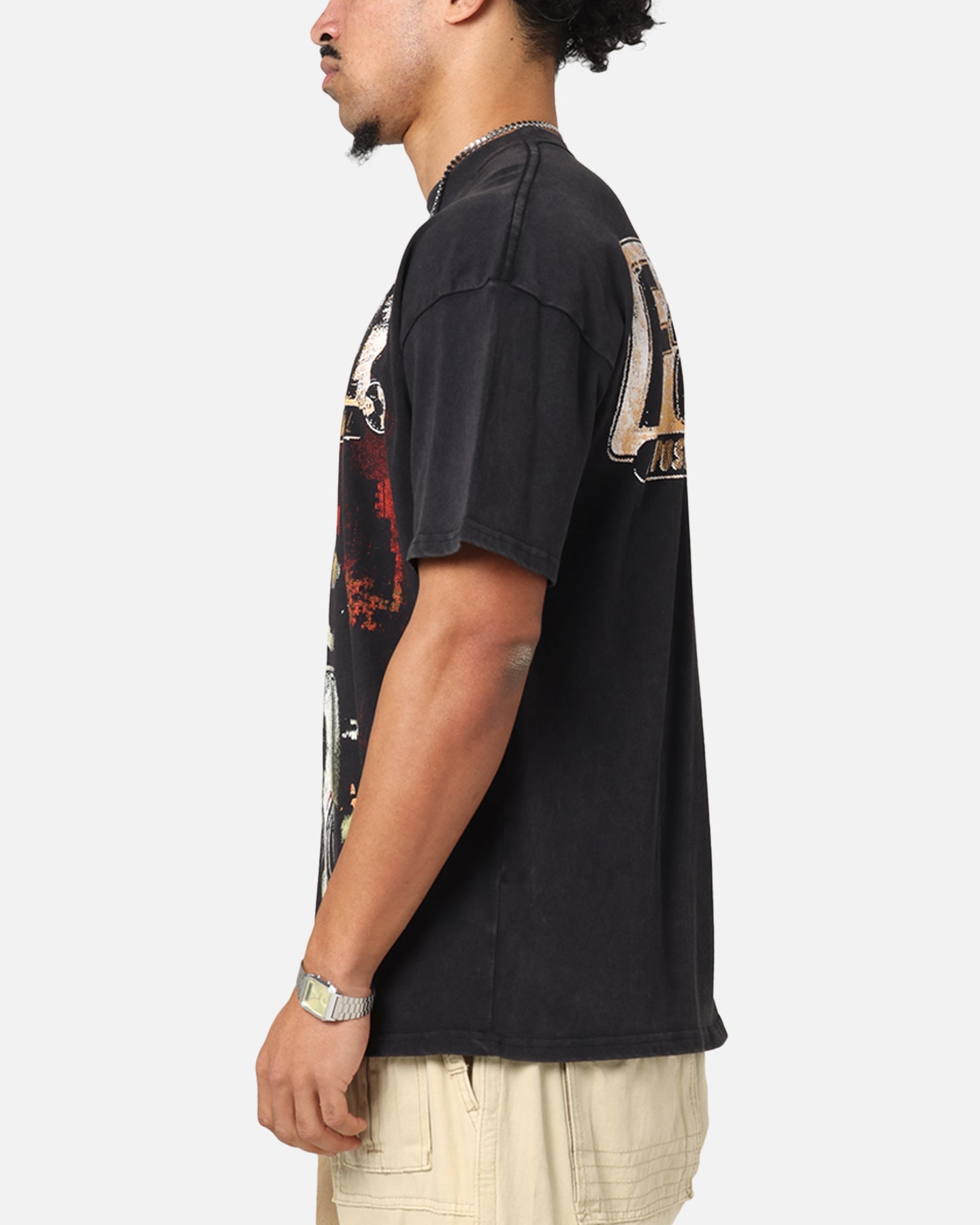 73 Studio X Fallout '97 Fallout Vintage T-Shirt Black Acidwash