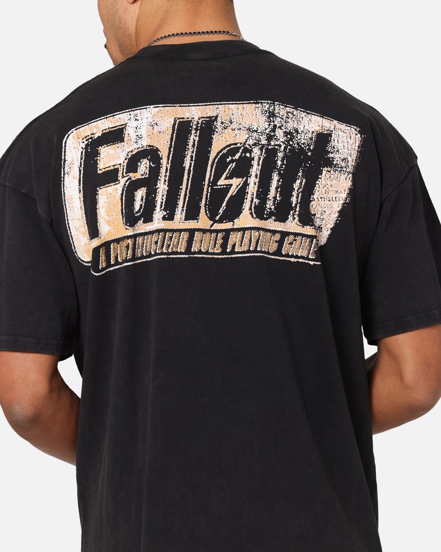 73 Studio X Fallout '97 Fallout Vintage T-Shirt Black Acidwash