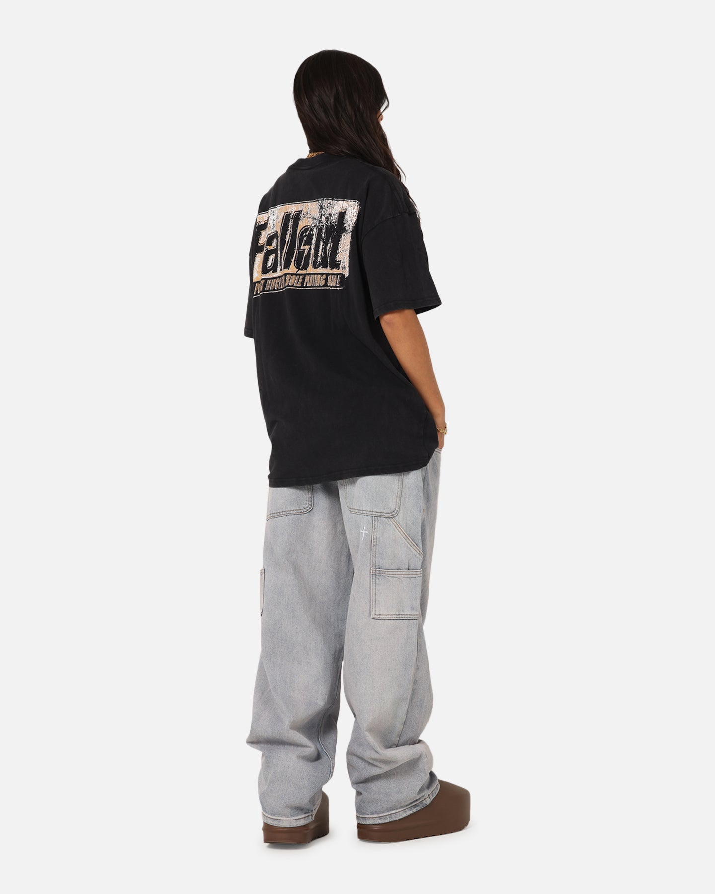 73 Studio X Fallout '97 Fallout Vintage T-Shirt Black Acidwash