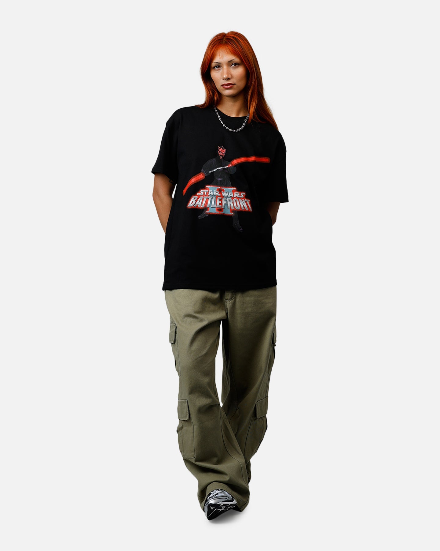 73 Studio Star Wars Darth Maul Battlefront II T-Shirt Black