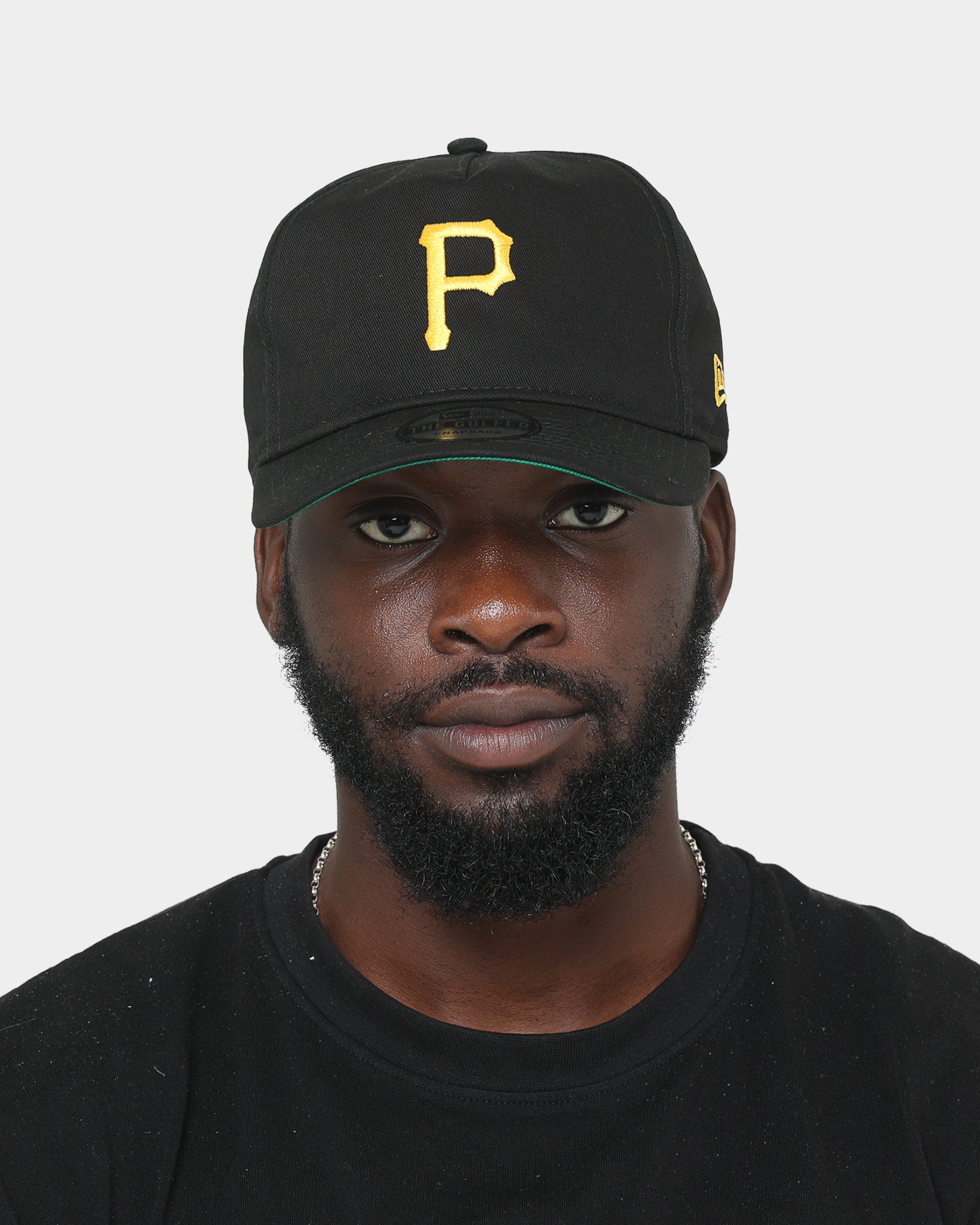 New Era Men's Pittsburgh Pirates Mini Logo Old Golfer Snapback Black/OTC