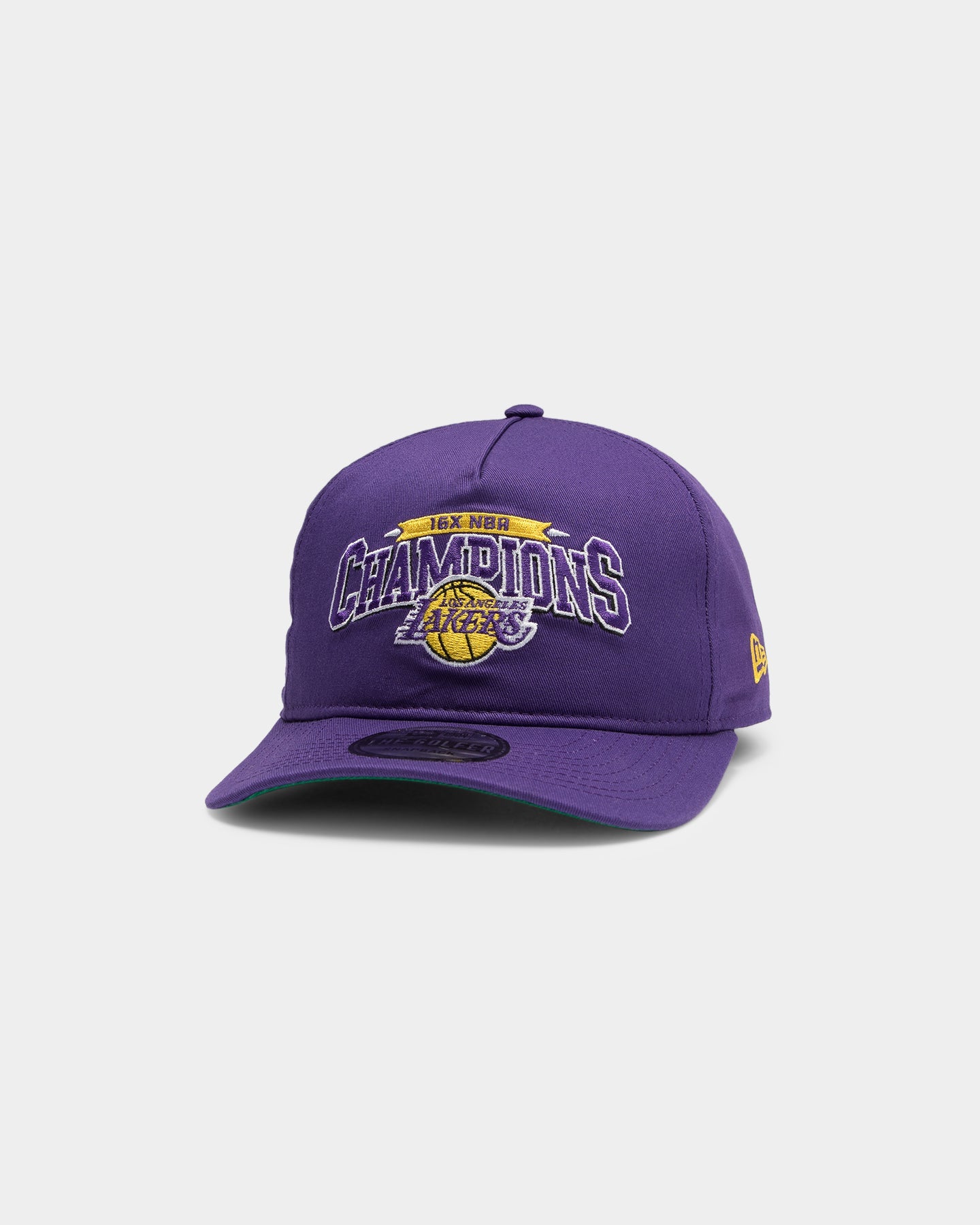 New Era Los Angeles Lakers 16X Champs Old Golfer Snapback Purple/OTC