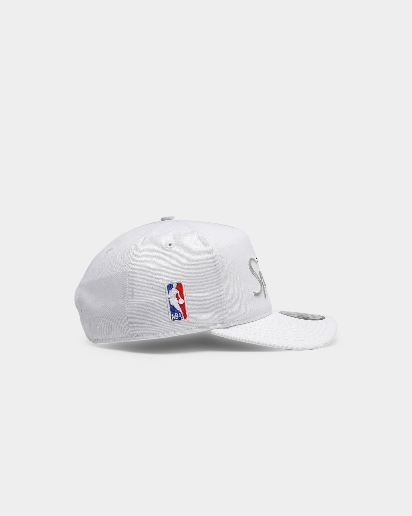 New Era San Antonio Spurs Script Old Golfer Snapback White