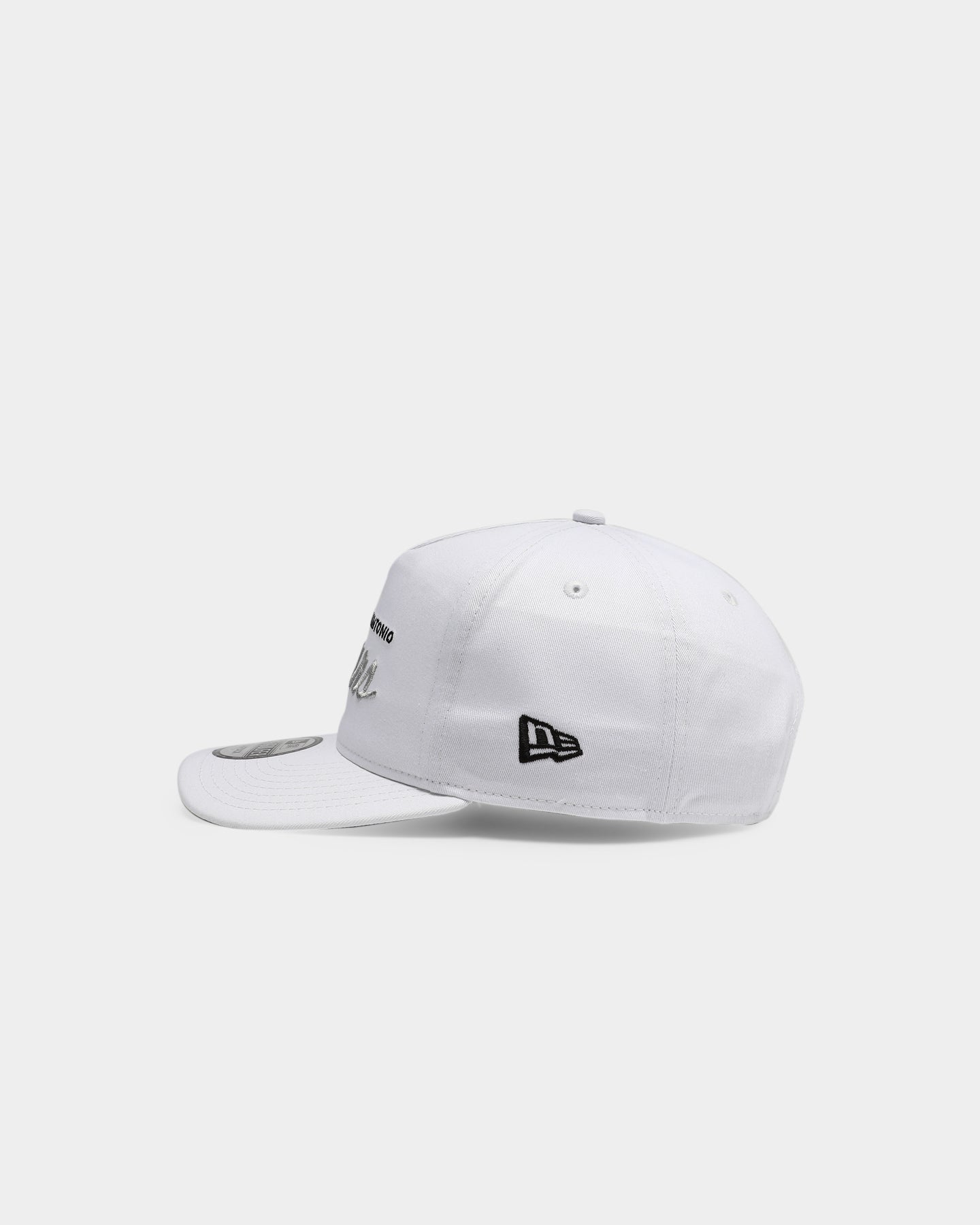 New Era San Antonio Spurs Script Old Golfer Snapback White