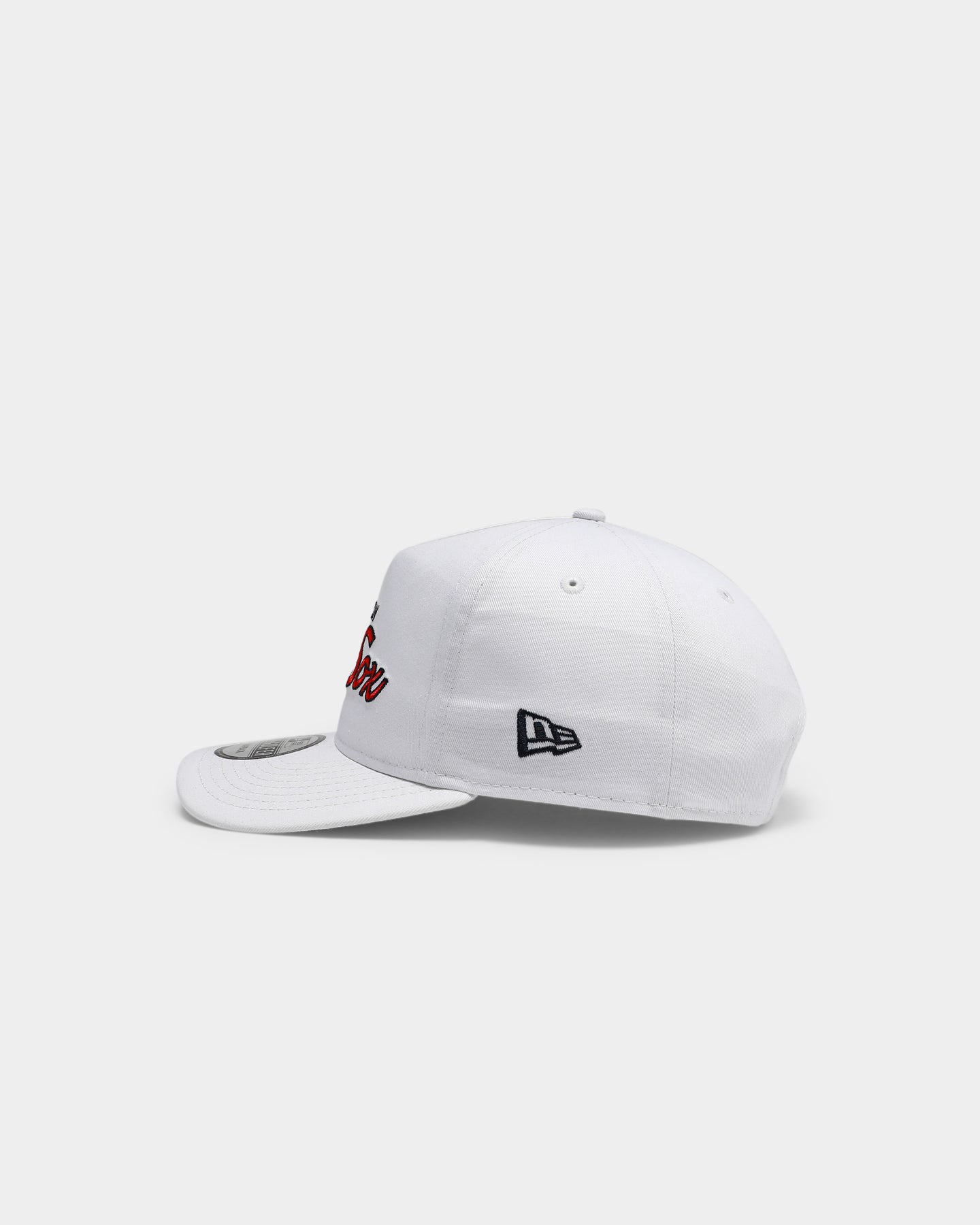 New Era Boston Redsox Script Old Golfer Snapback White