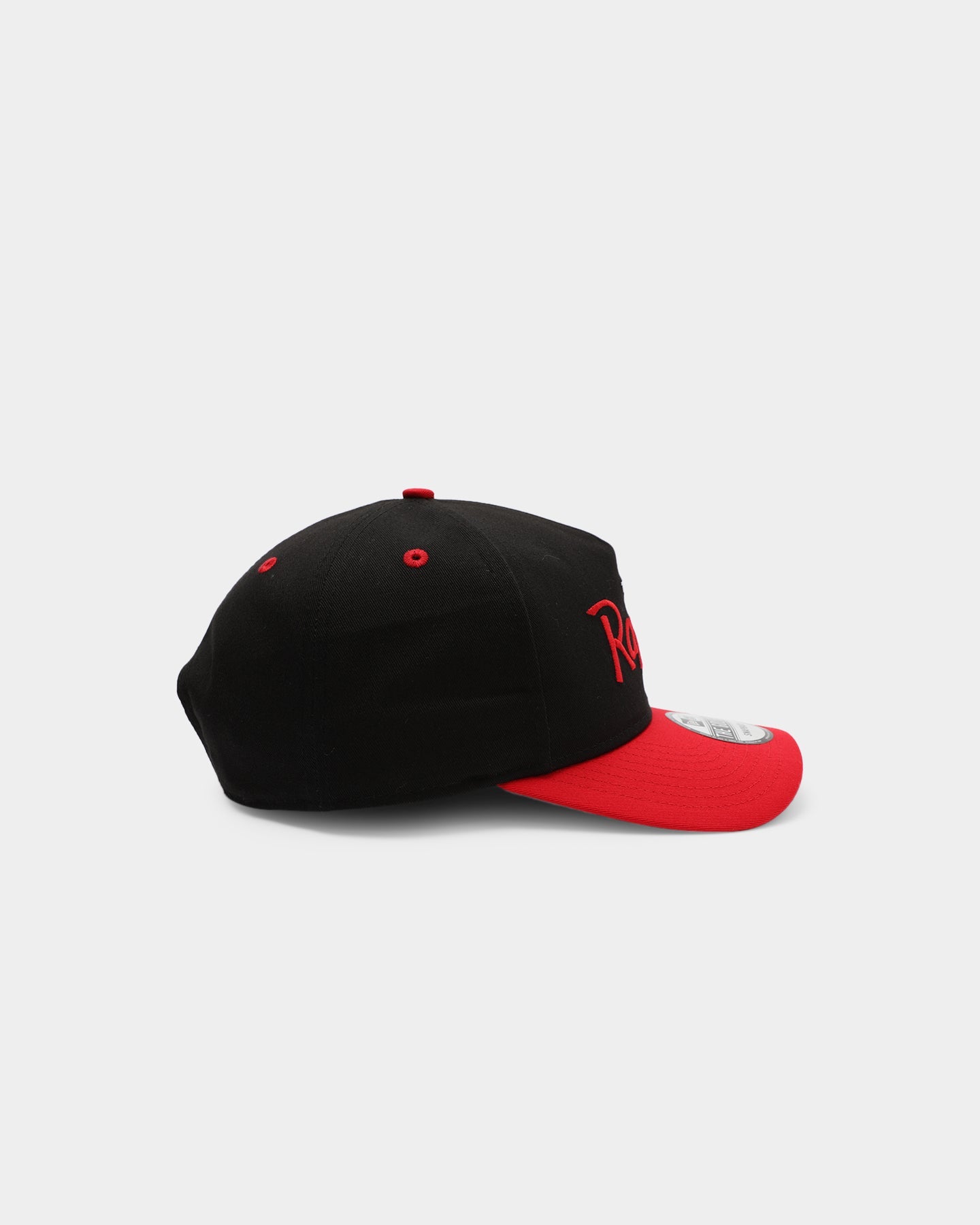 New Era Toronto Raptors 2-Tone Script Old Golfer Snapback Black/Red