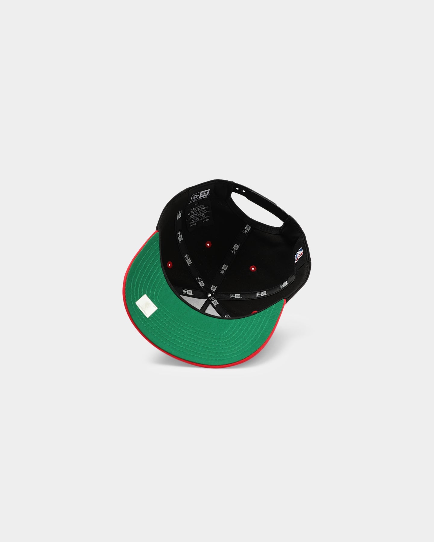 New Era Toronto Raptors 2-Tone Script Old Golfer Snapback Black/Red