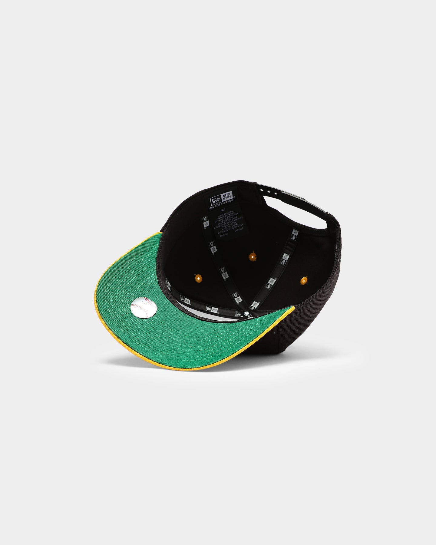 New Era Pittsburgh Pirates Old Golfer Snapback Black/Yellow