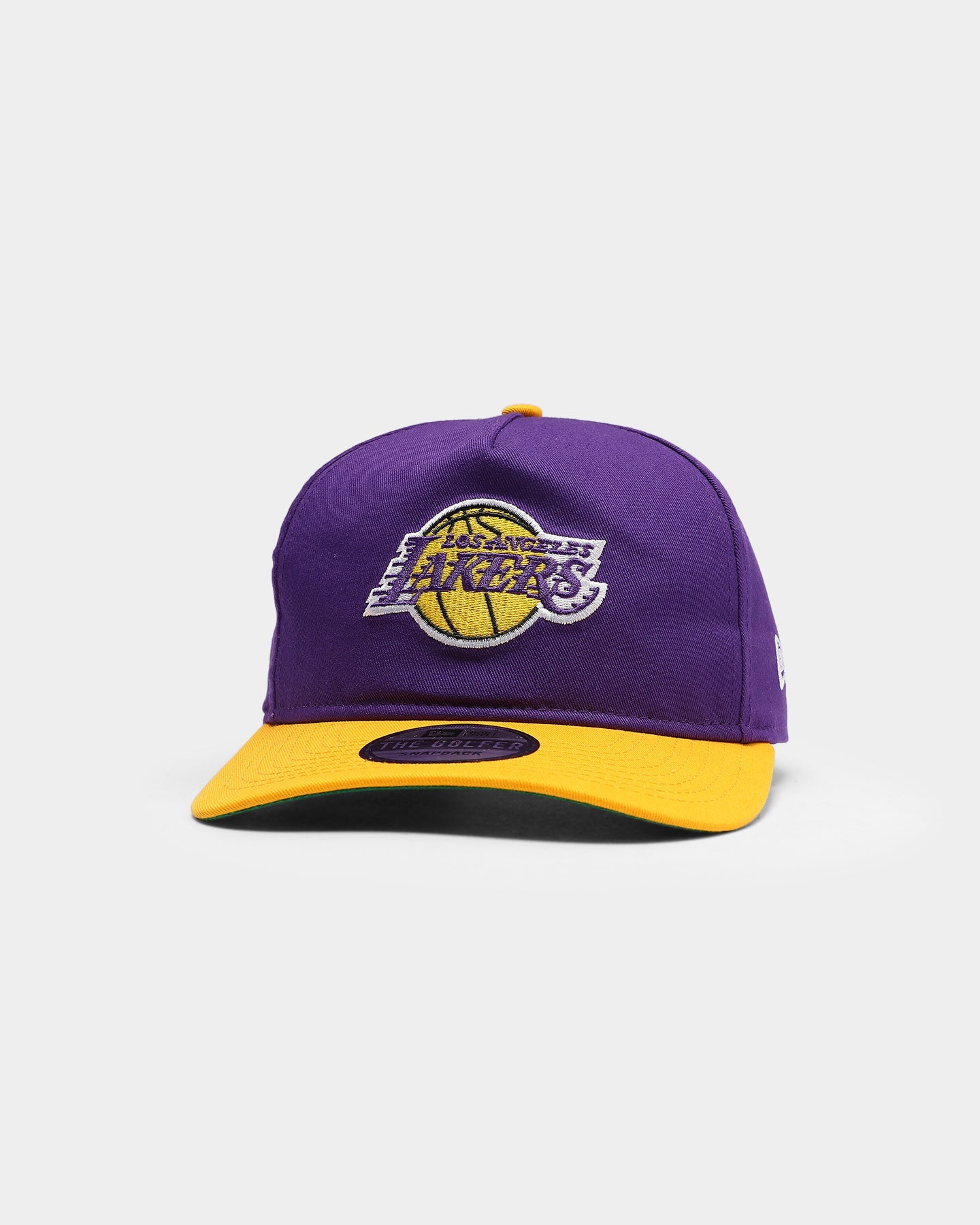 New Era Los Angeles Lakers Old Golfer Snapback Purple/Yellow
