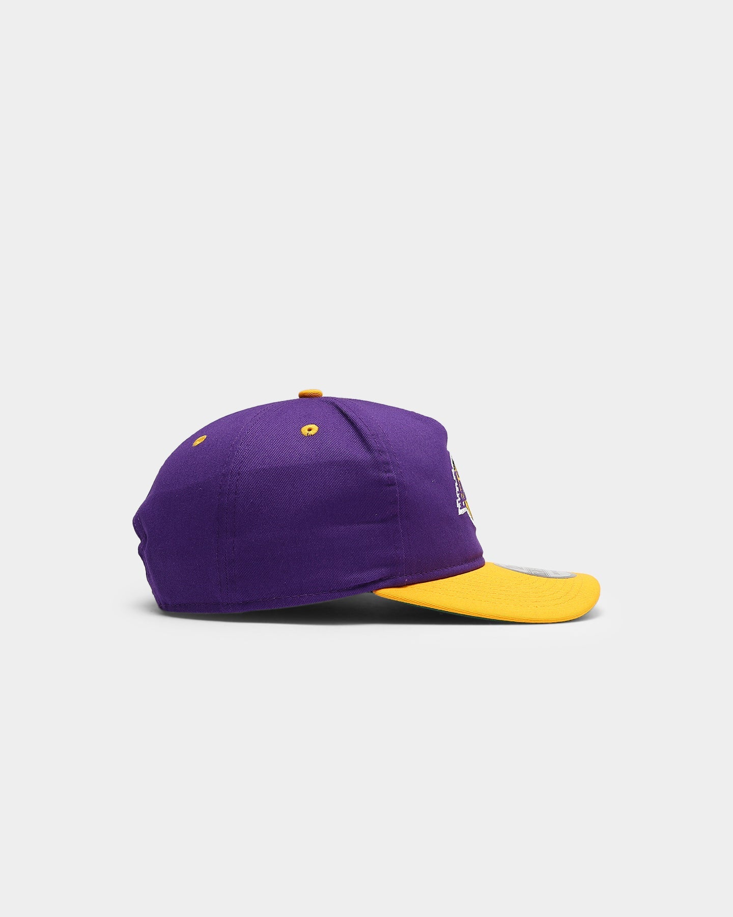 New Era Los Angeles Lakers Old Golfer Snapback Purple/Yellow