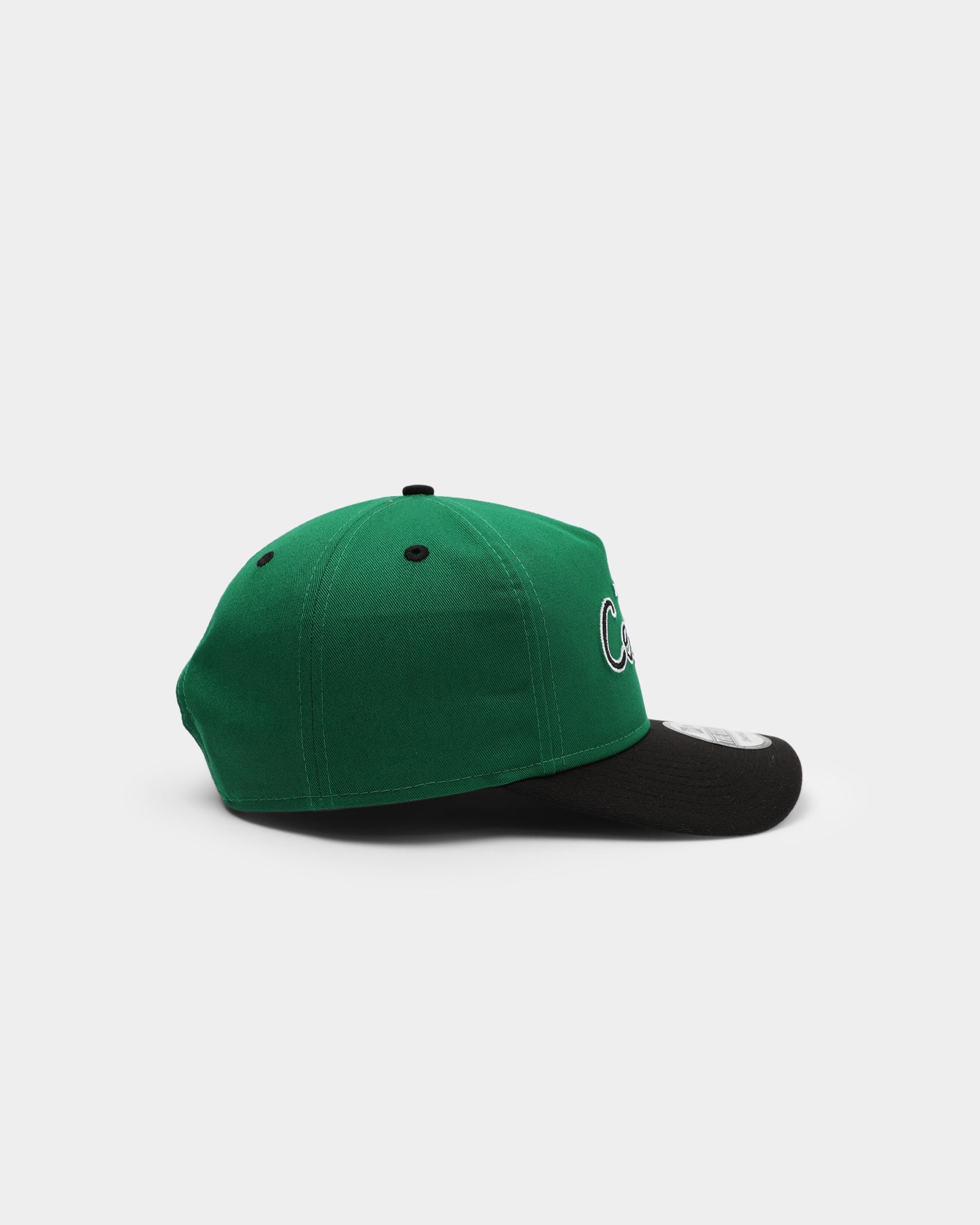 New Era Boston Celtics 2-Tone Script Old Golfer Snapback Green/Black