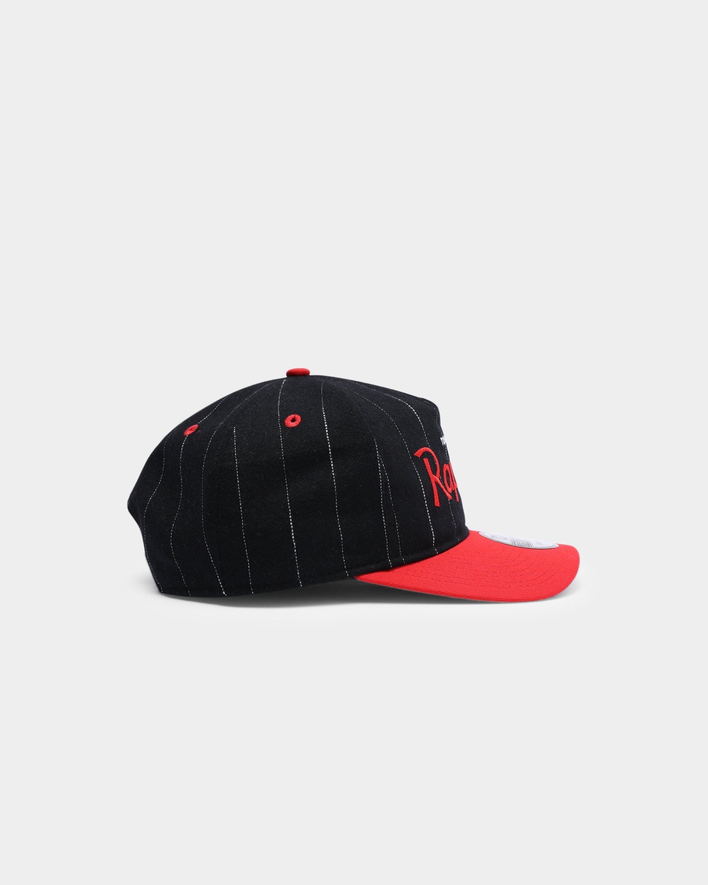 New Era Toronto Raptors Pinstripe 2 Tone Old Golfer Snapback Pinstripe