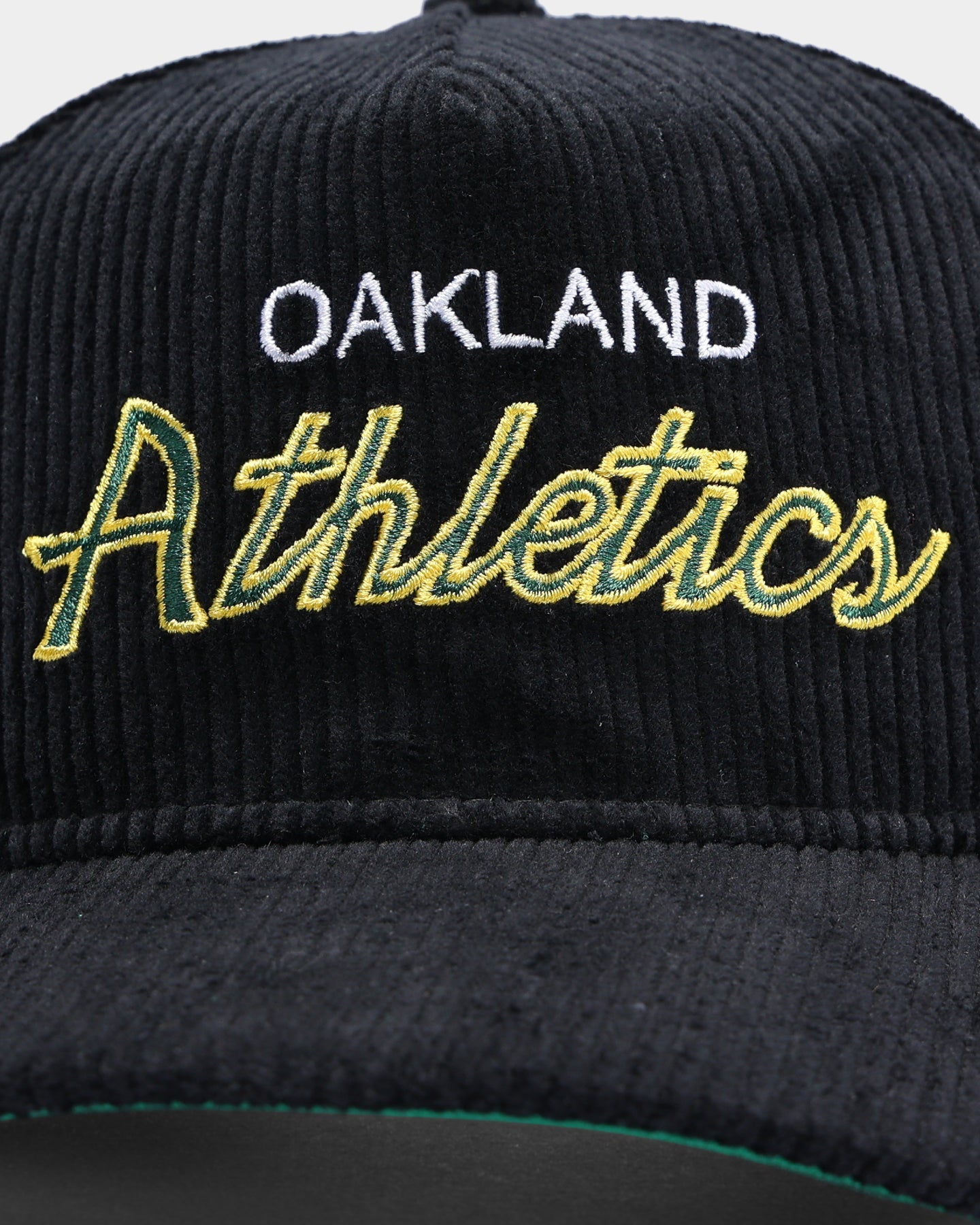 New Era Oakland Athletics "Black Cord" Old Golfer Snapback Black