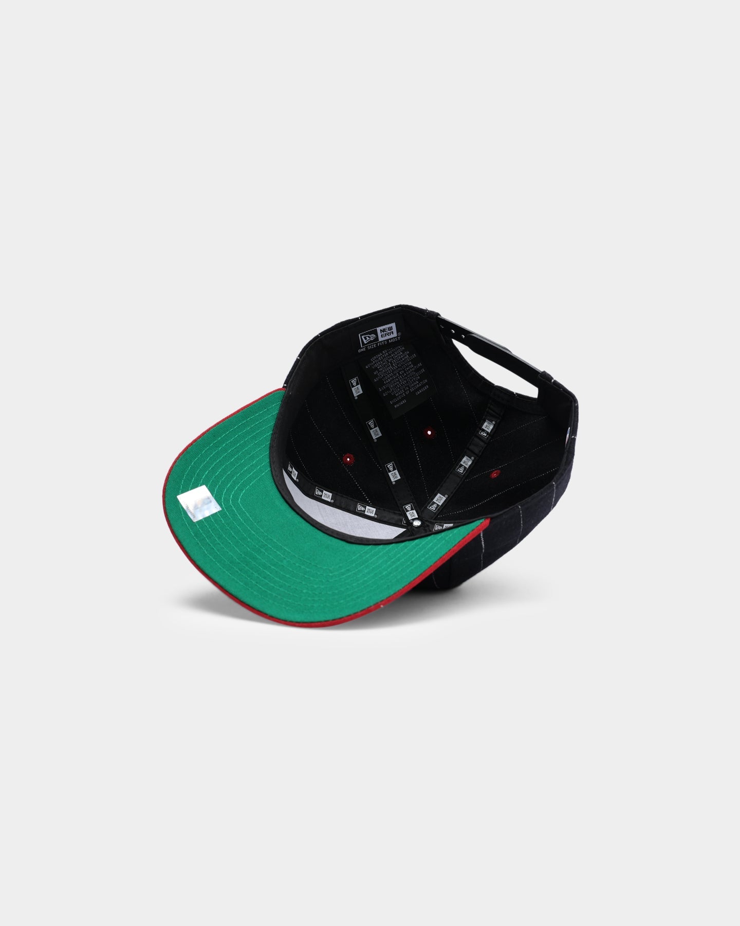 New Era Miami Heat Pinstripe 2 Tone Old Golfer Snapback Pinstripe