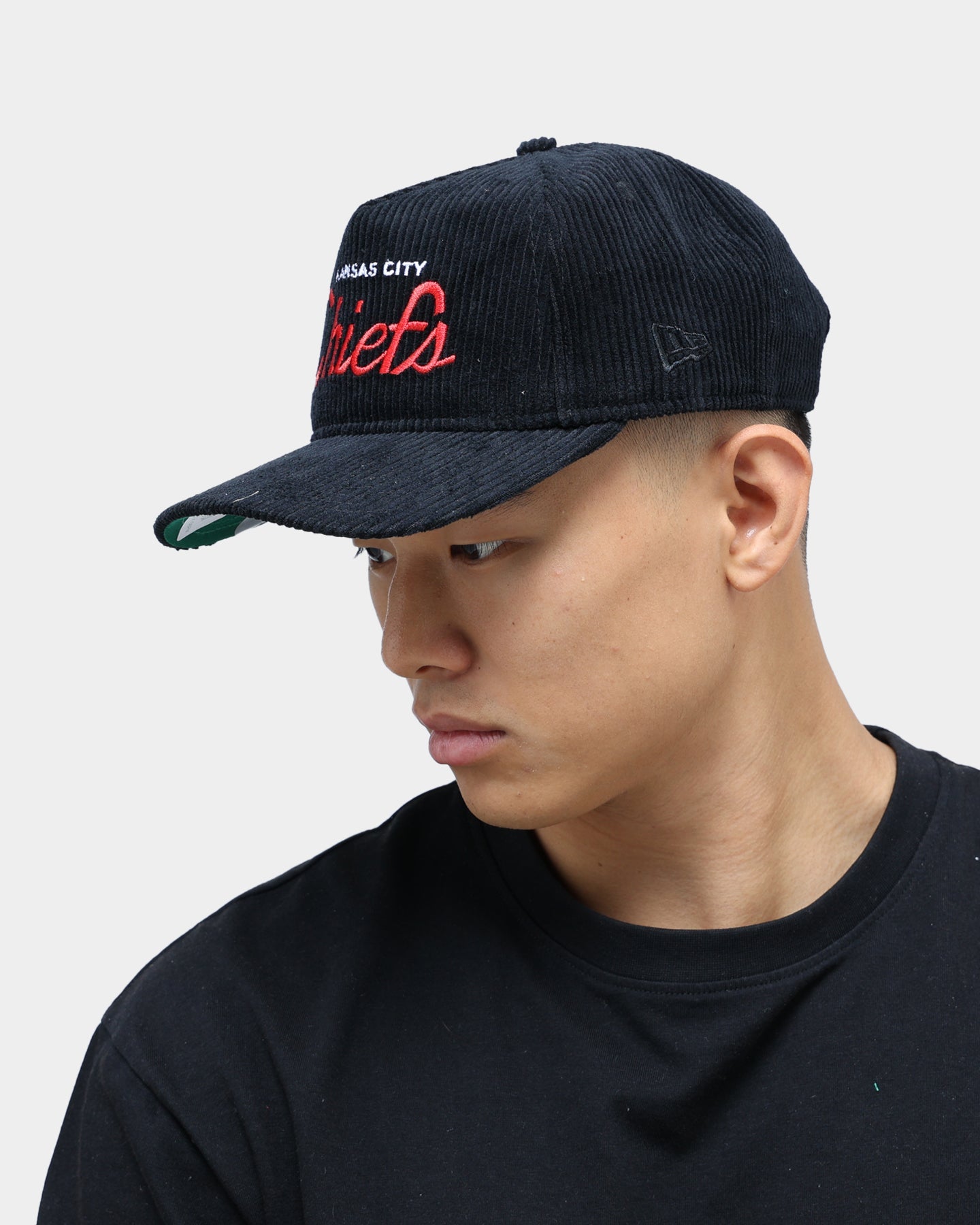 New Era Kansas City Chiefs "Black Cord" Old Golfer Snapback Black