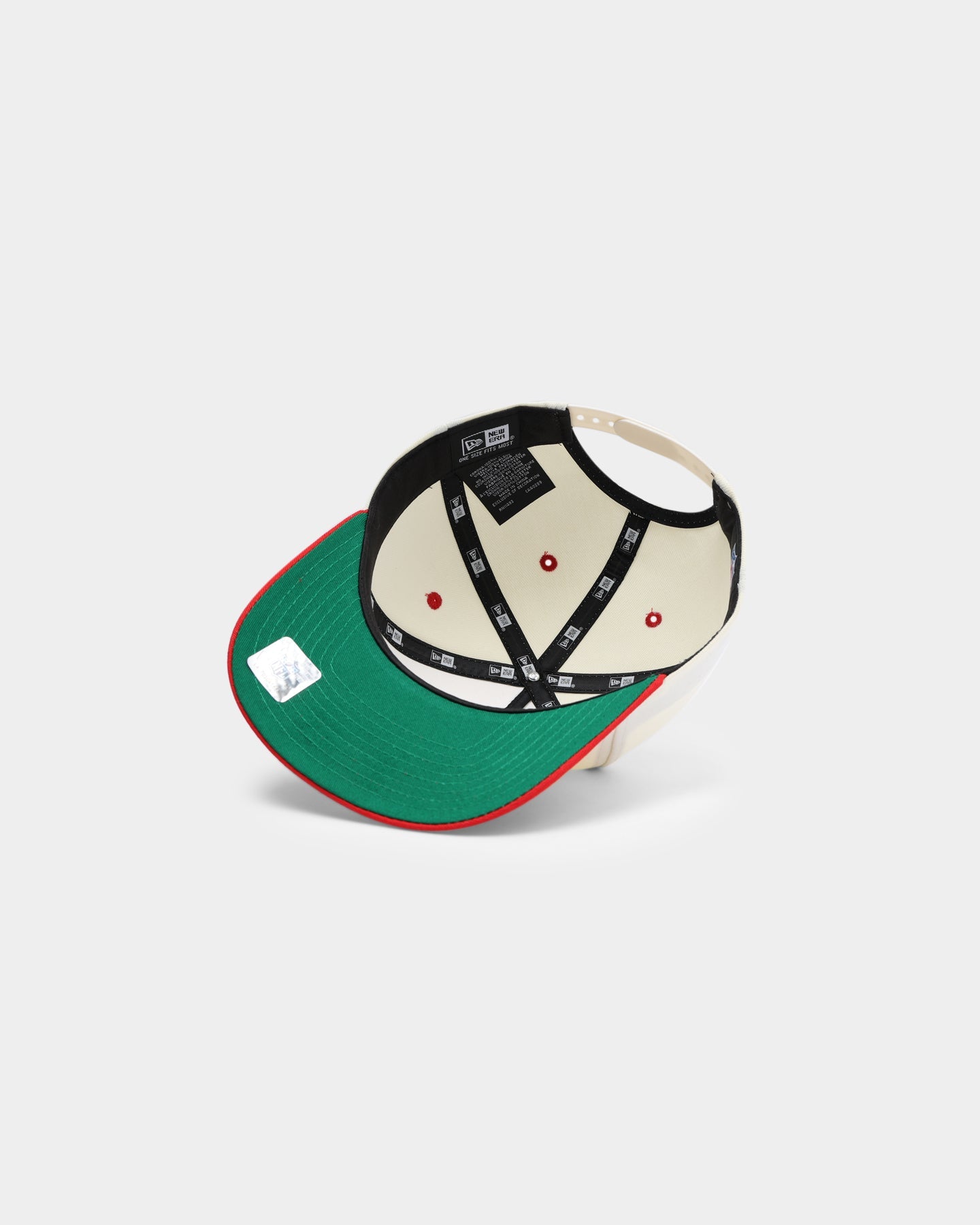 New Era Kansas City Chiefs Off White Script Old Golfer Snapback Off White