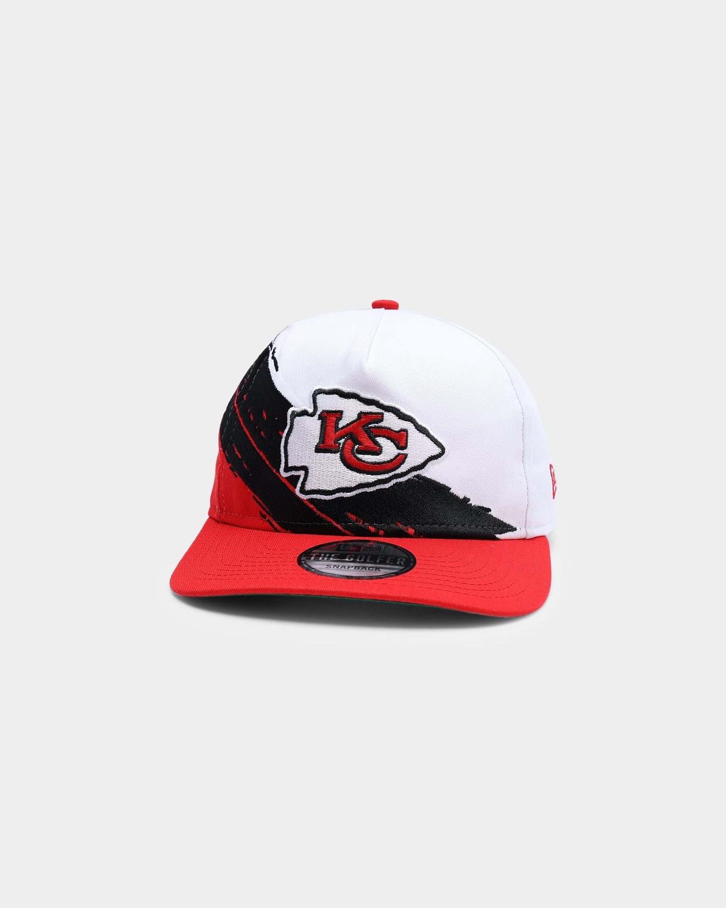 New Era Kansas City Chiefs Paint Stripe Old Golfer Snapback Paint Brush