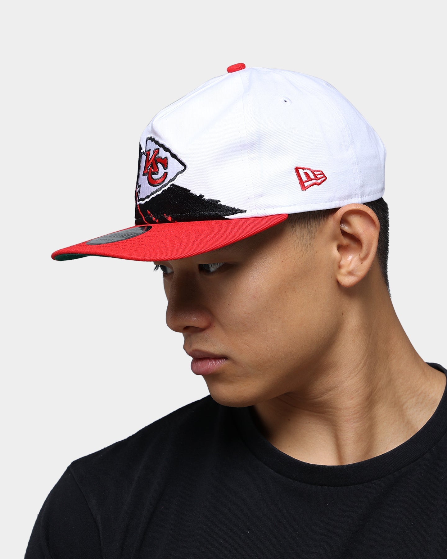 New Era Kansas City Chiefs Paint Stripe Old Golfer Snapback Paint Brush