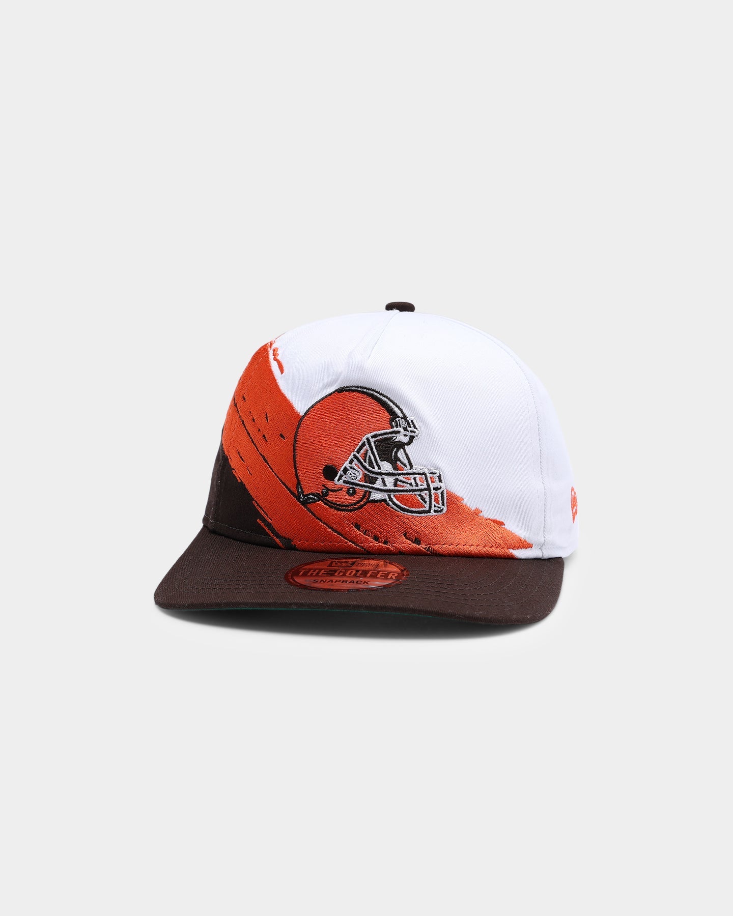 New Era Cleveland Browns Paint Stripe Old Golfer Snapback Paint Brush