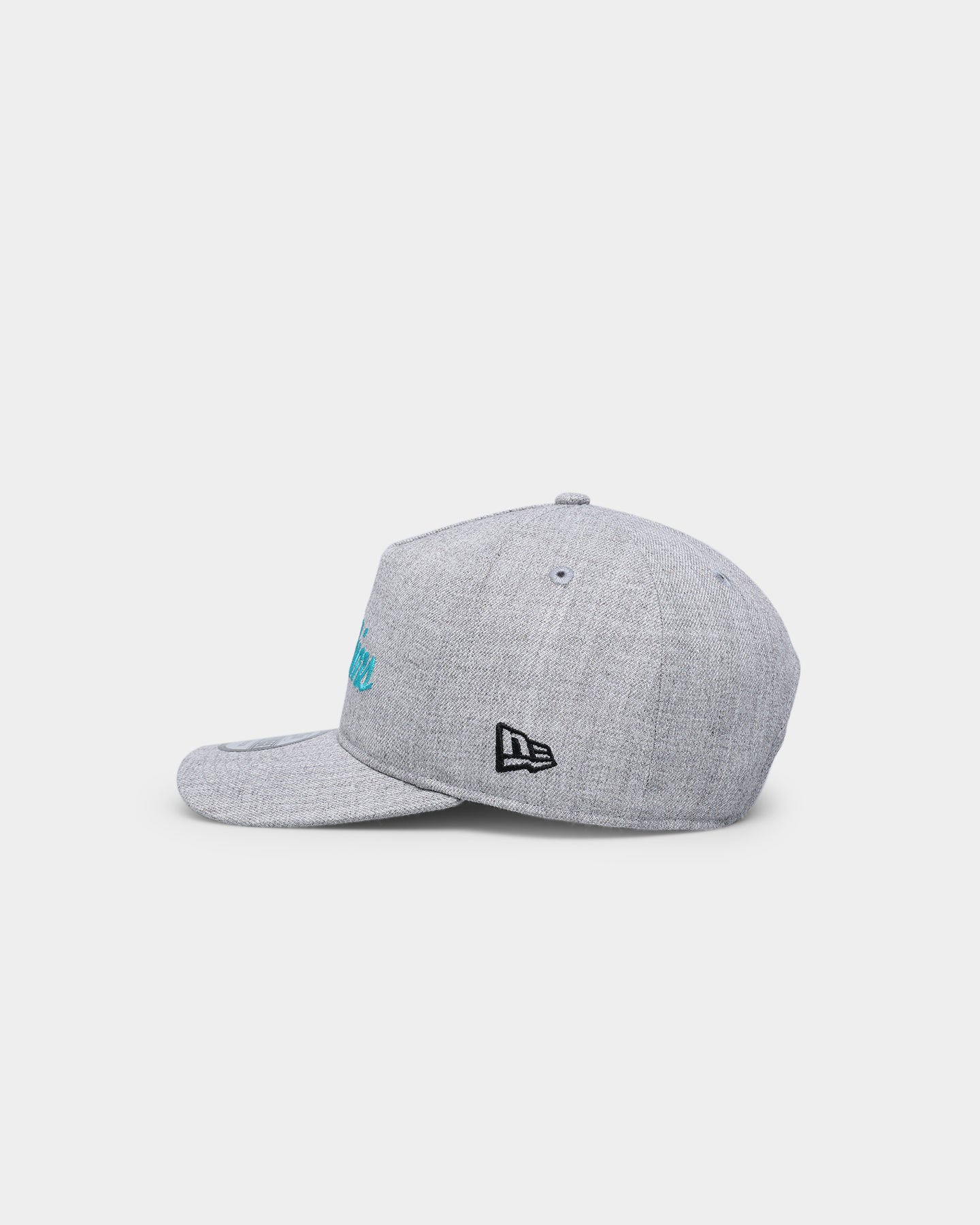 New Era Miami Dolphins Script Old Golfer Snapback Heather Grey
