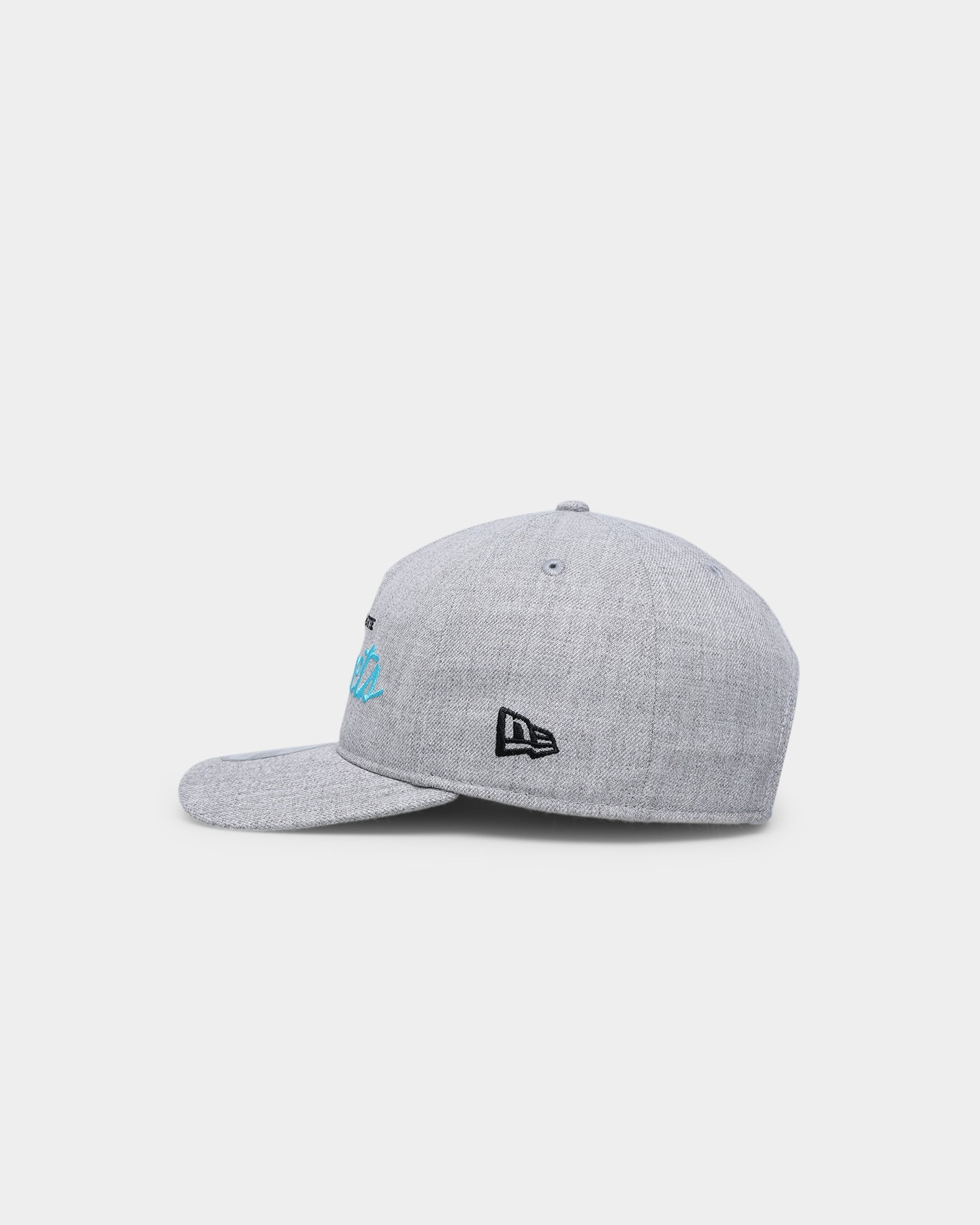 New Era Charlotte Hornets Script Old Golfer Snapback Heather Grey