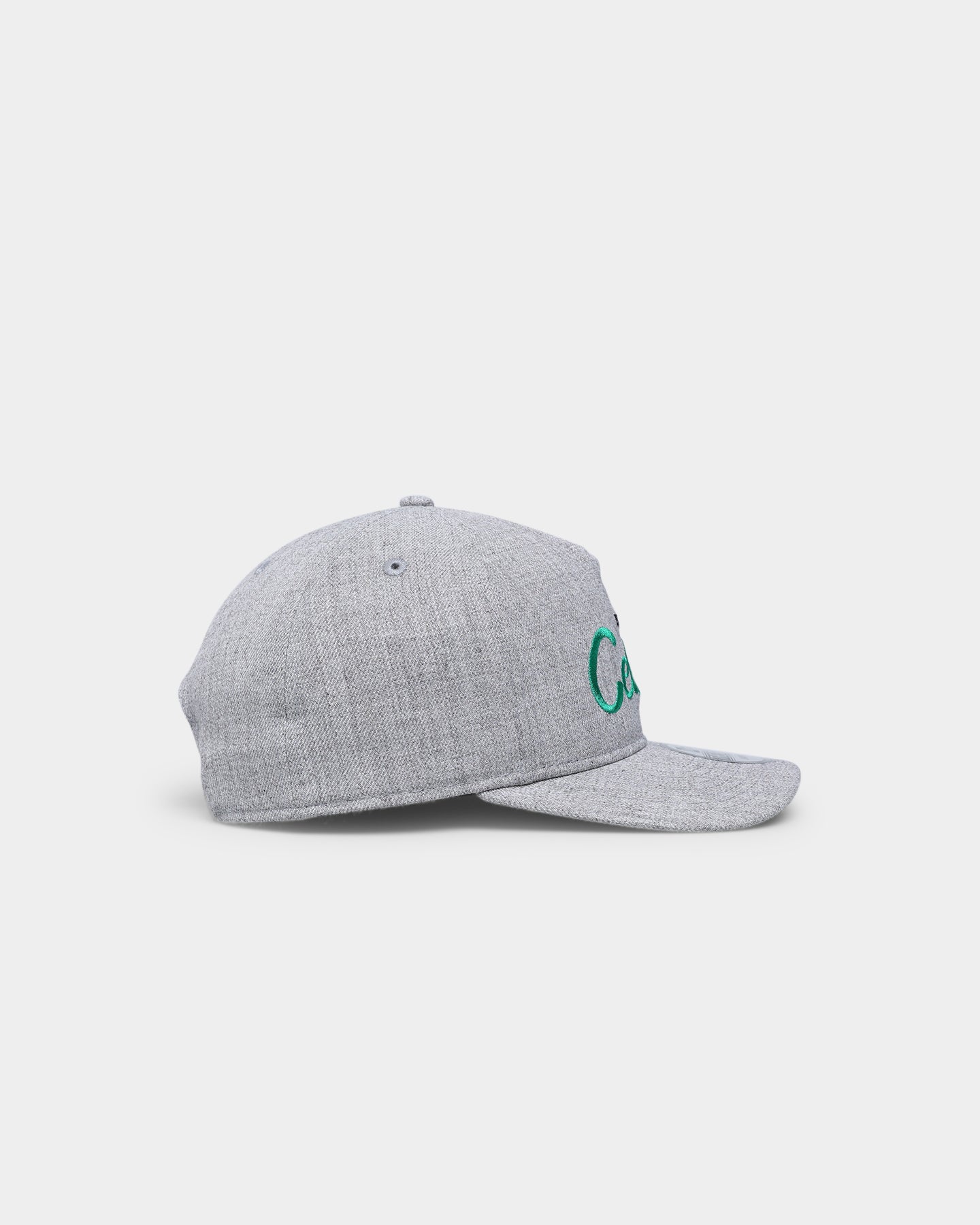 New Era Boston Celtics Script Old Golfer Snapback Heather Grey