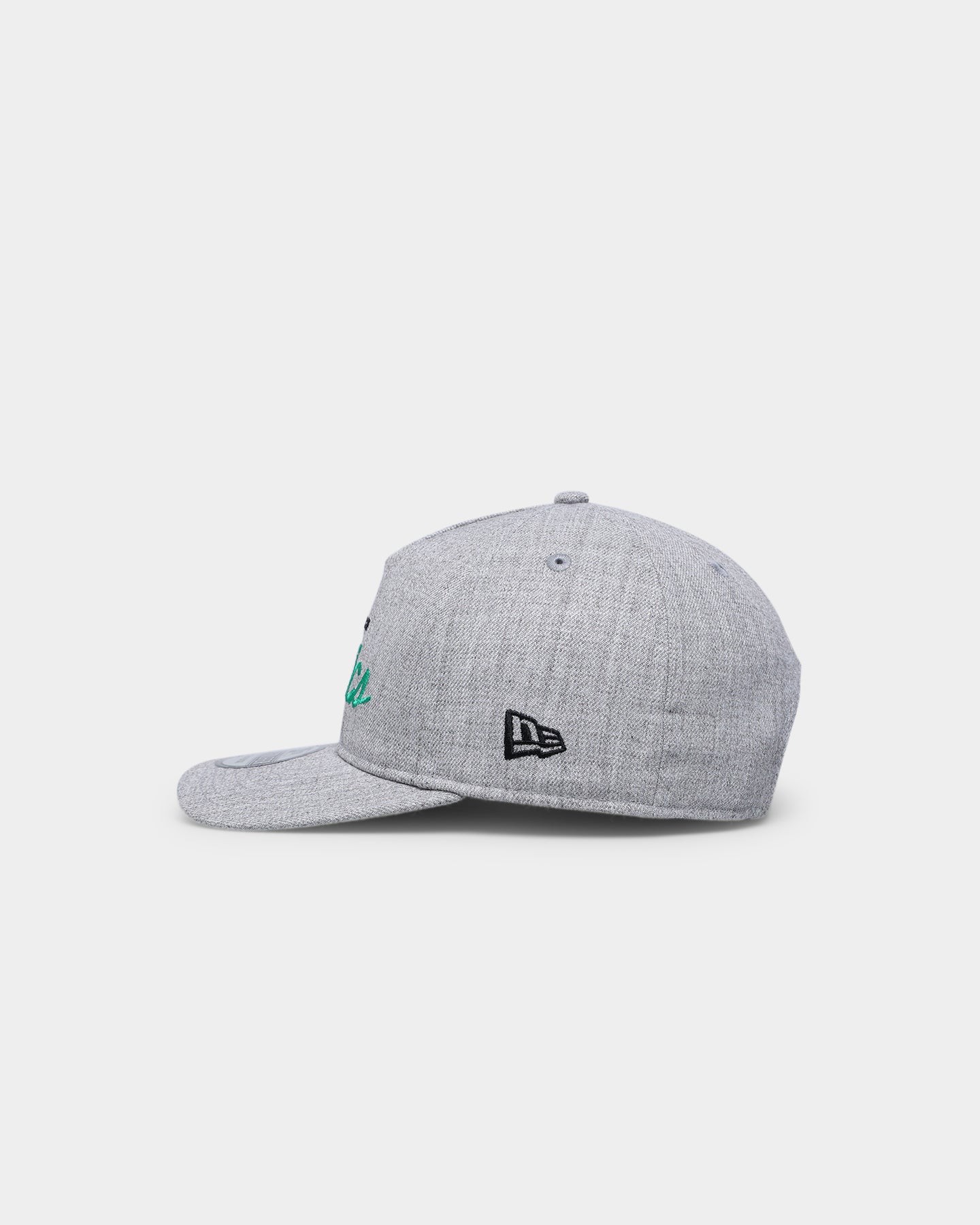 New Era Boston Celtics Script Old Golfer Snapback Heather Grey