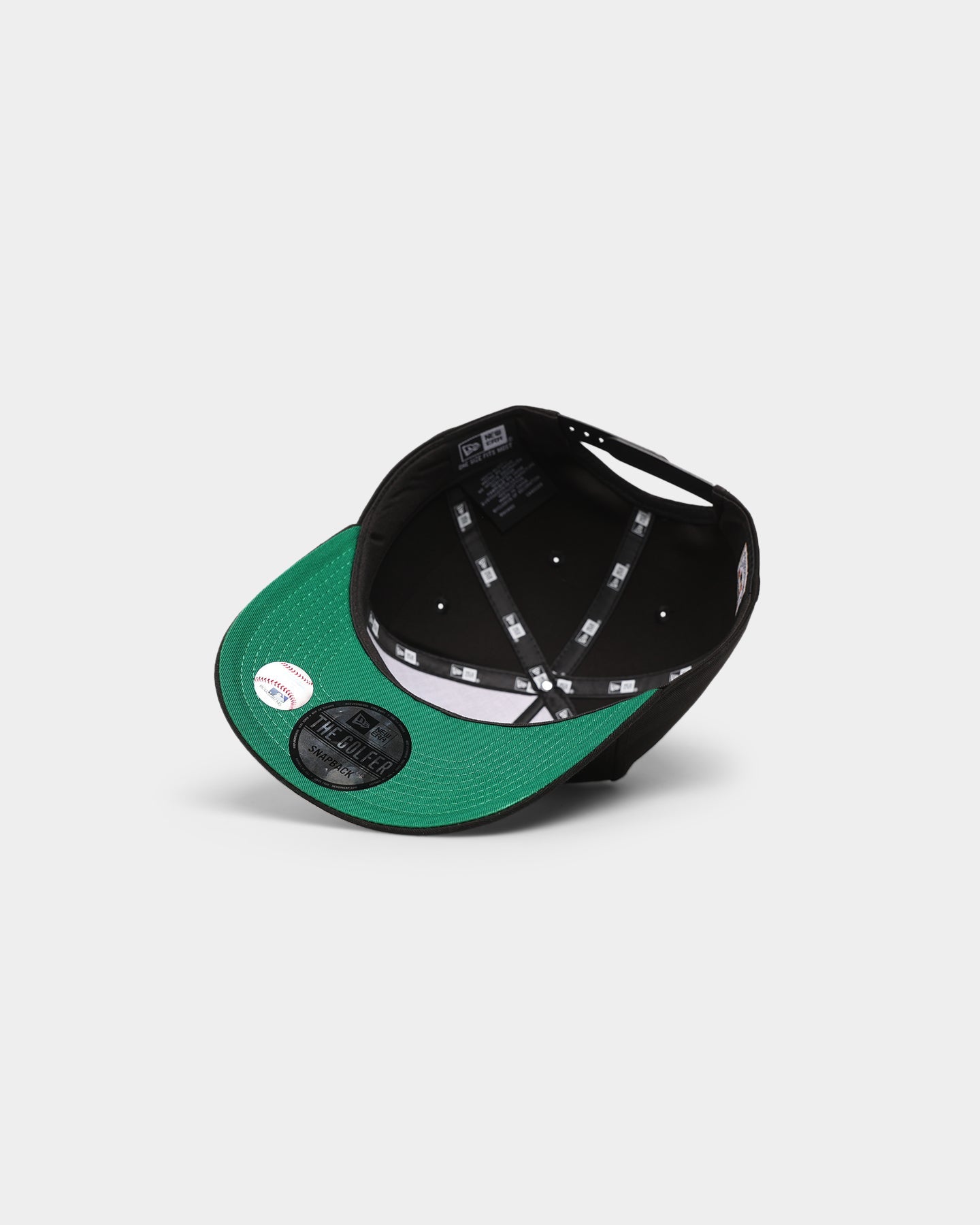 New Era San Francisco Giants 'Oversized Team Logo' Old Golfer Snapback Black/Orange