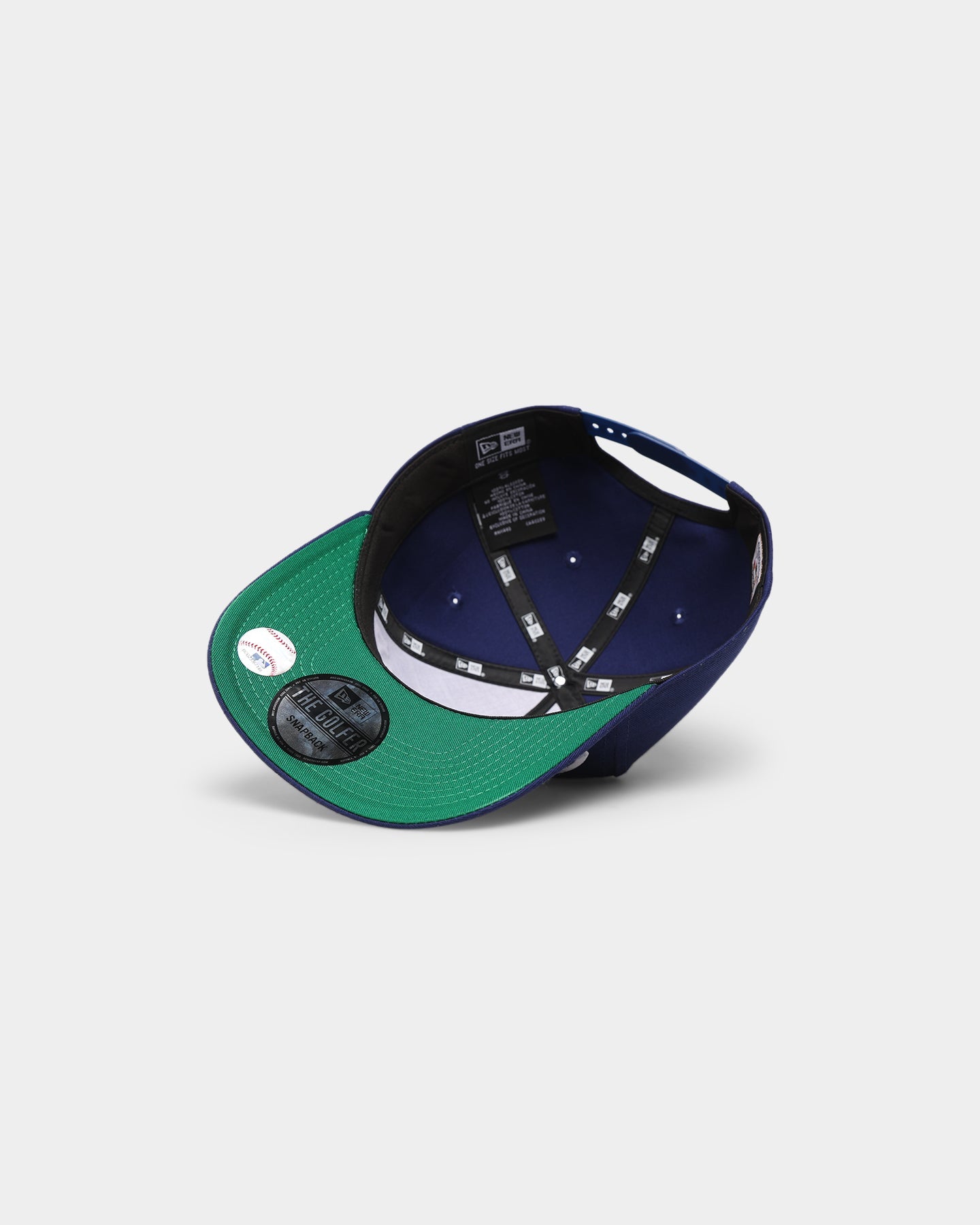 New Era Los Angeles Dodgers 'Oversized Team Logo' Old Golfer Snapback Blue/White
