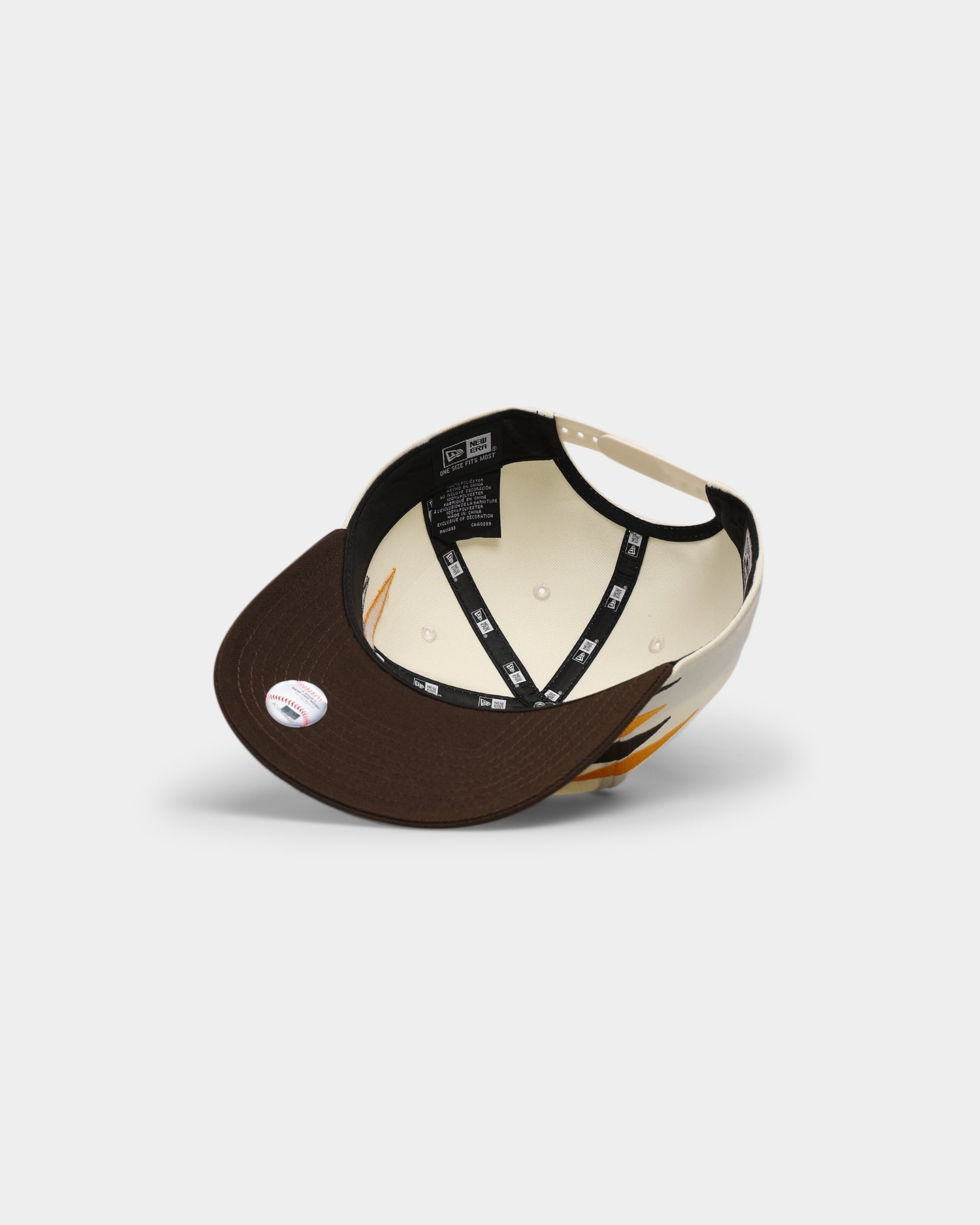 New Era San Diego Padres "Off-White Diamond" Old Golfer Snapback Yellow/Tan/Black