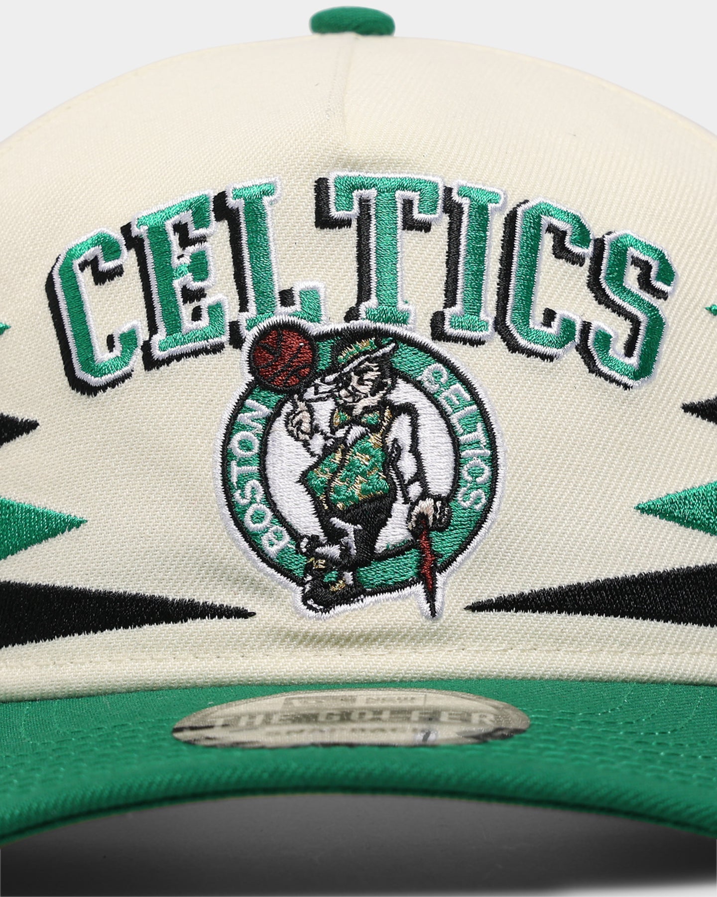 New Era Boston Celtics "Off-White Diamond" Old Golfer Snapback Green/Black