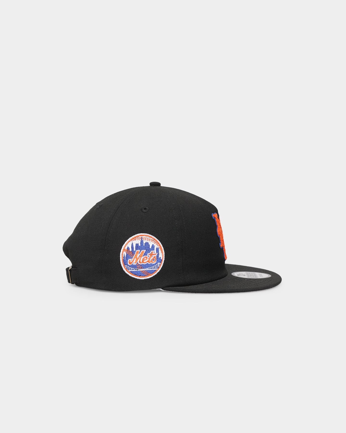 New Era New York Mets 'Chenille' The Golfer Snapback Black
