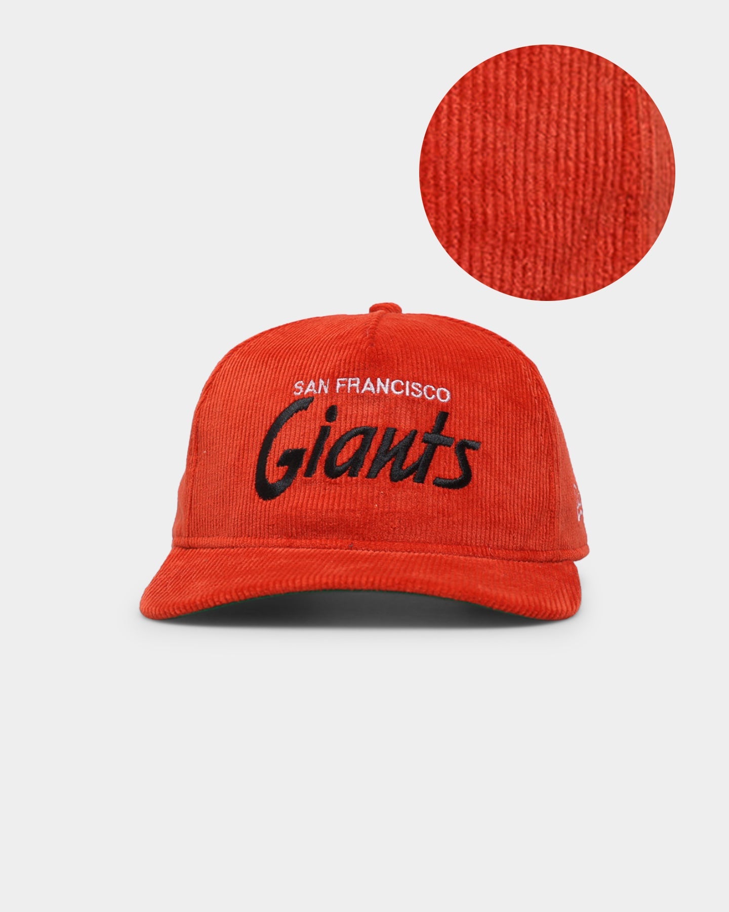 New Era San Francisco Giants 'OG Team Coloured Cord' Script Old Golfer Snapback Red
