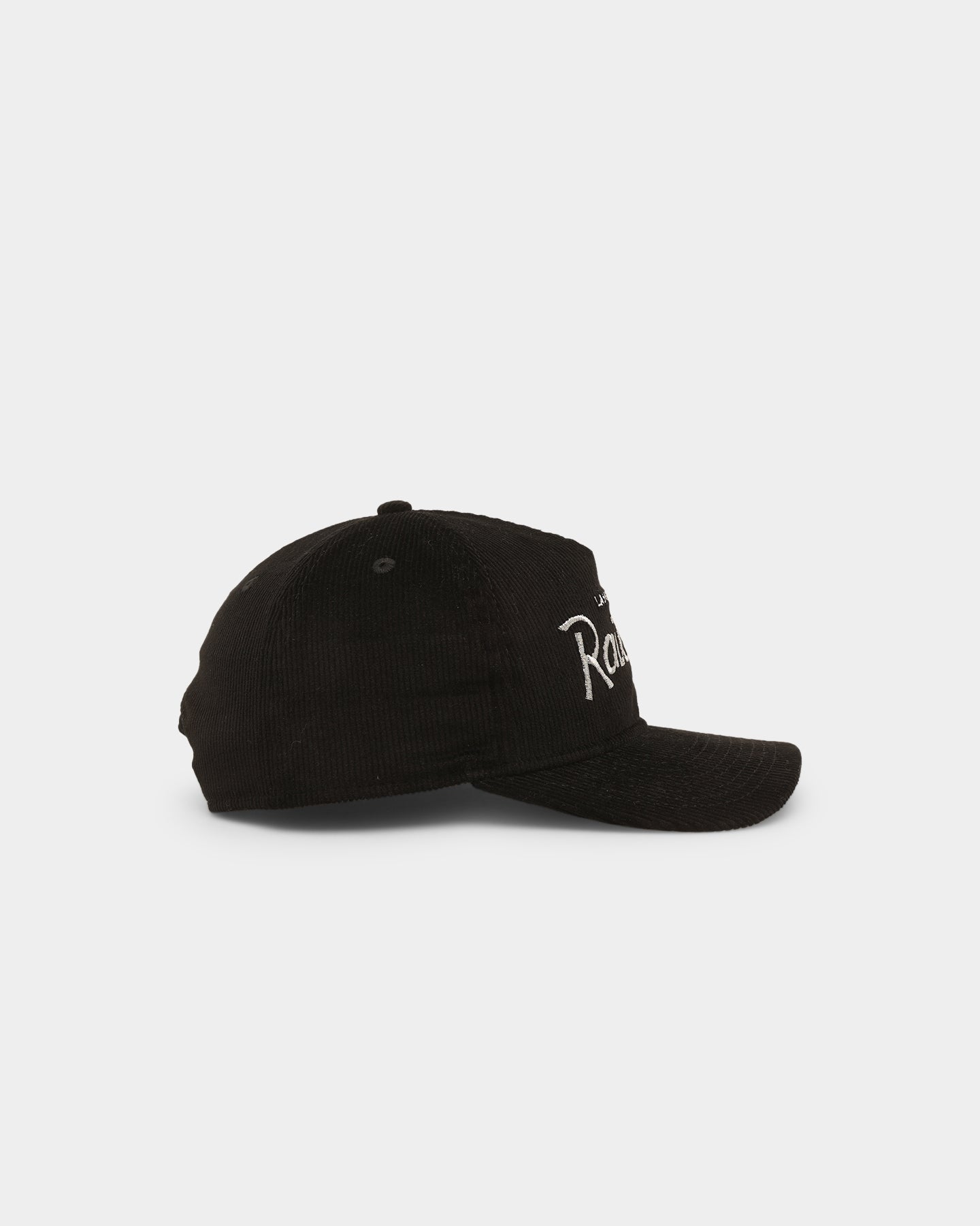 New Era Las Vegas Raiders 'Corduroy Script' Golfer Snapback Original Team Colours