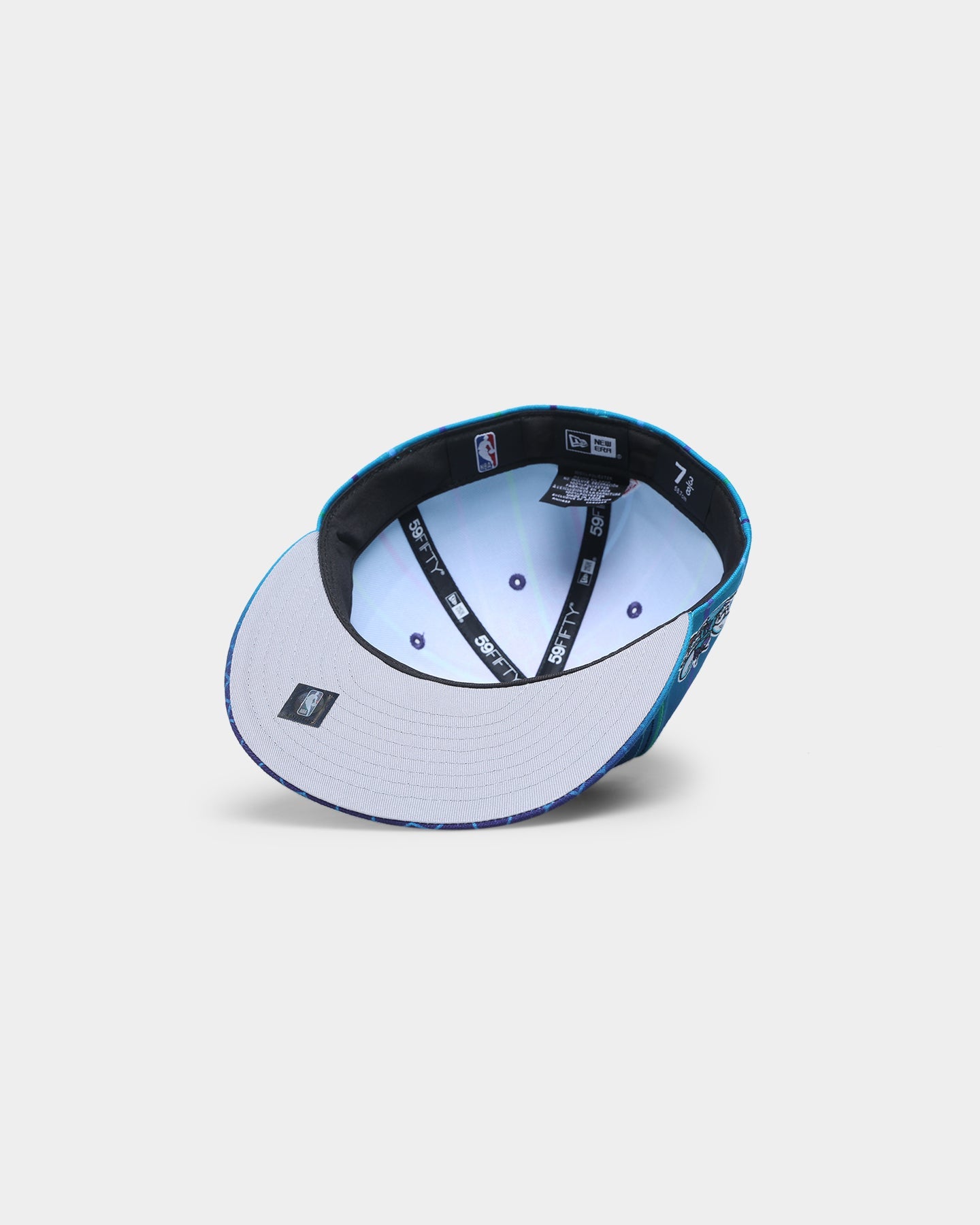 New Era Charlotte Hornets 'NBA Authentics City Edition' Pinstripe 59FIFTY Fitted Turquoise