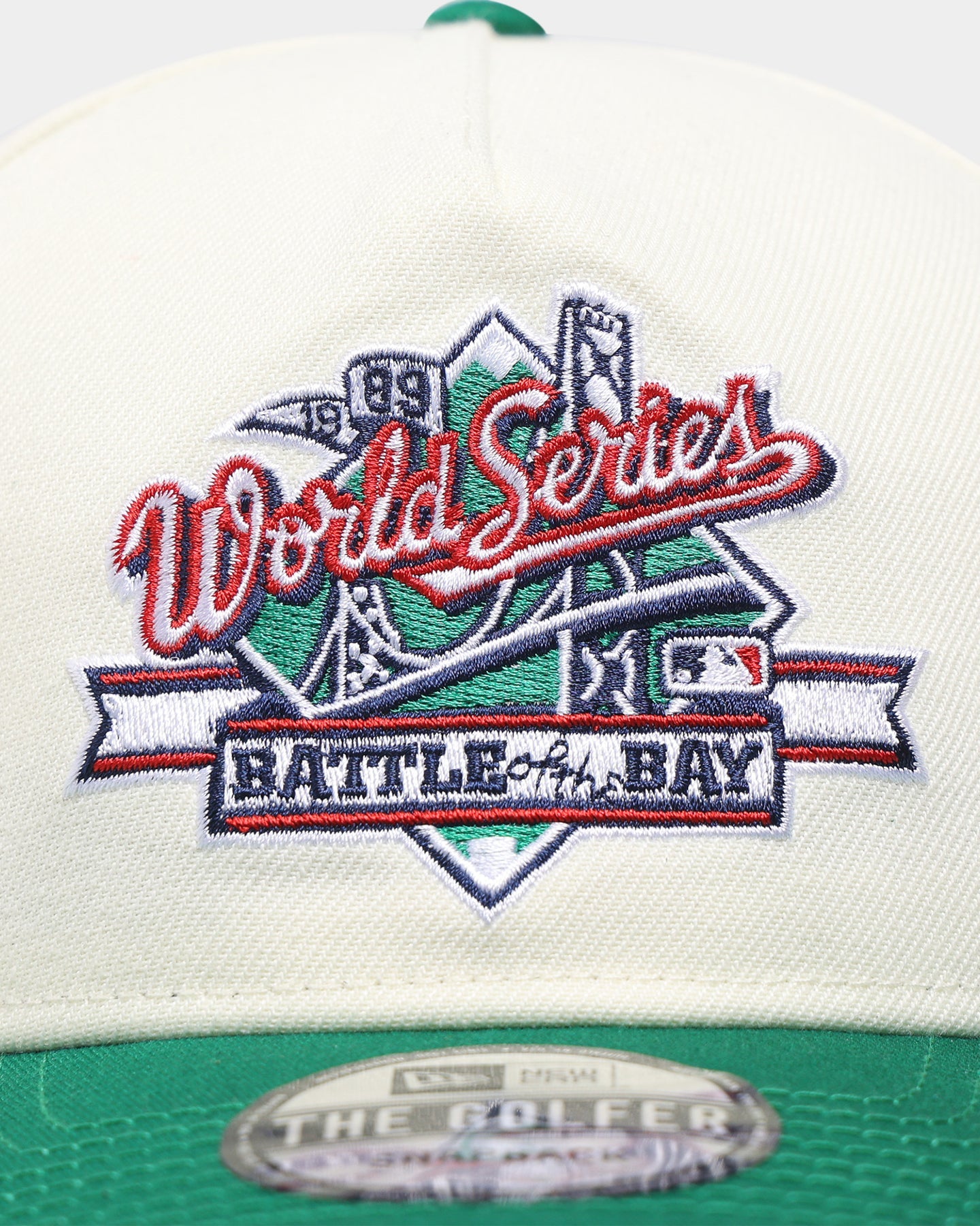 New Era Oakland Athletics 'Off White World Series' Old Golfer Snapback Off White/White