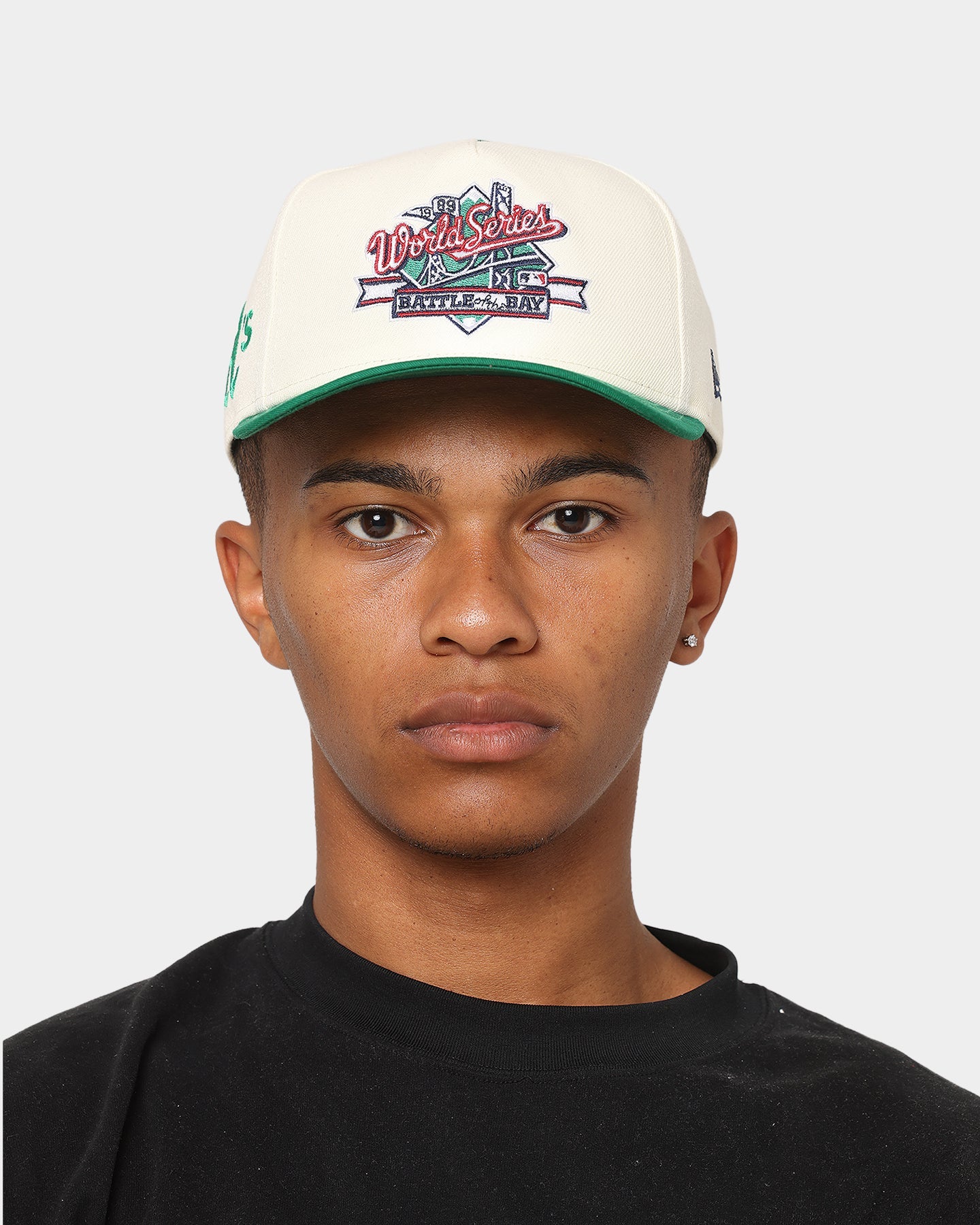 New Era Oakland Athletics 'Off White World Series' Old Golfer Snapback Off White/White