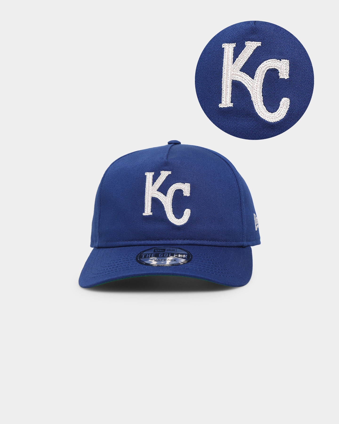 New Era Kansas City Royals 'Chainstitch Team Logo' Old Golfer Snapback Original Team Colours