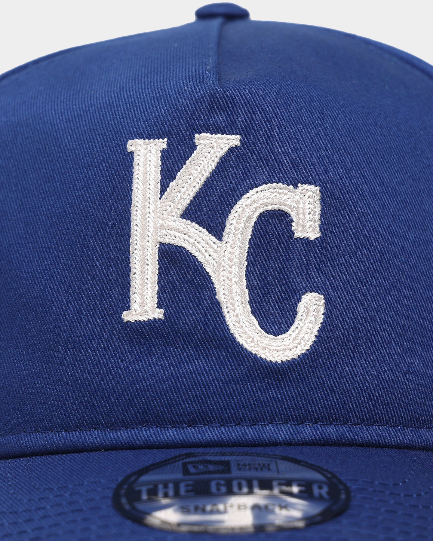 New Era Kansas City Royals 'Chainstitch Team Logo' Old Golfer Snapback Original Team Colours