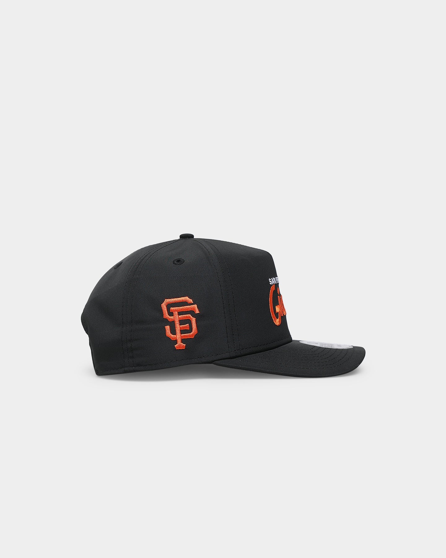 New Era San Francisco Giants 'Black Team Script' Prolight Old Golfer Snapback Black