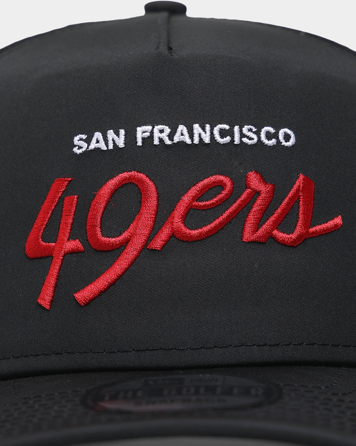 New Era San Francisco 49ers 'Black Team Script' Prolight Old Golfer Black